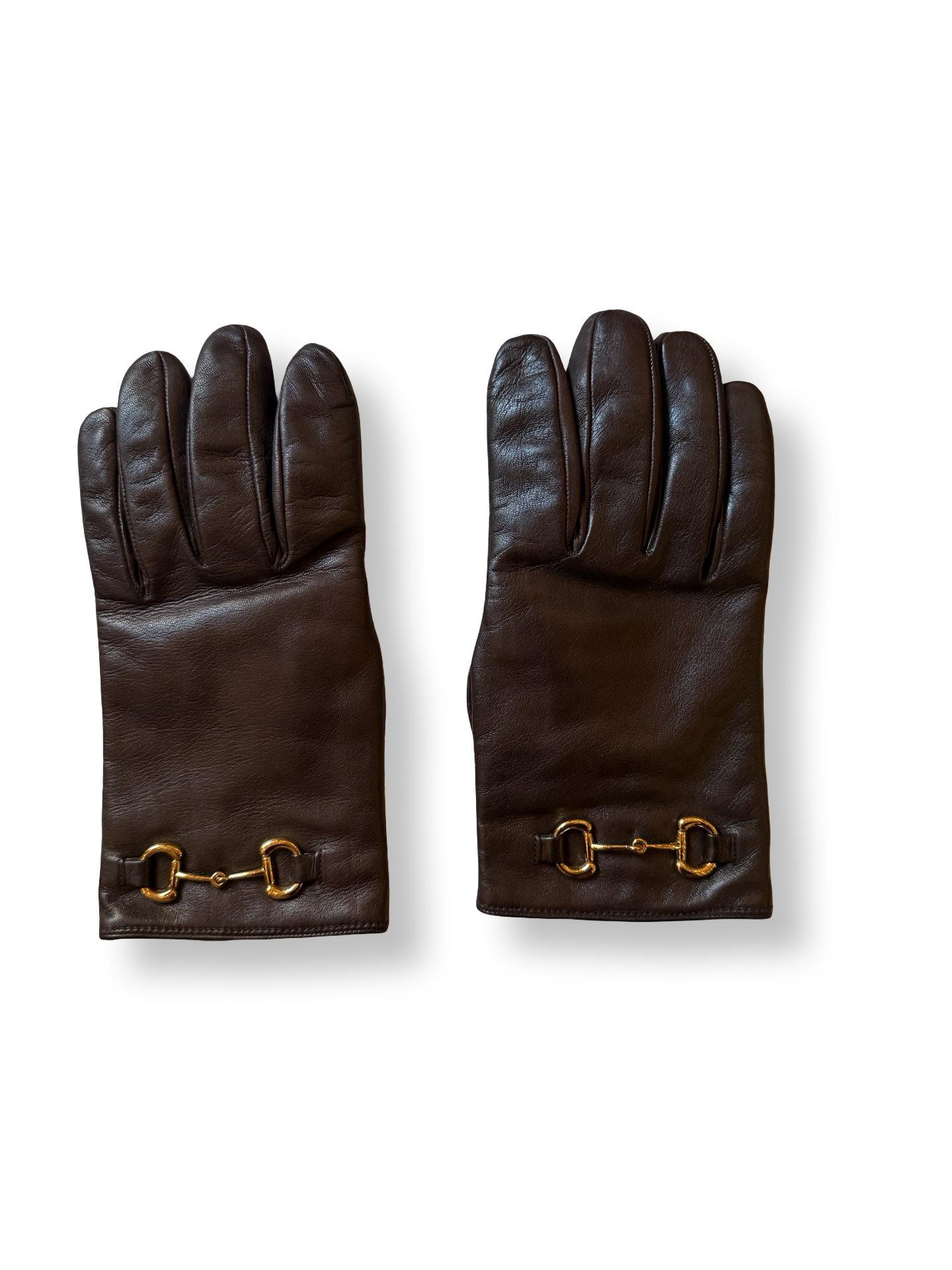 Gucci Horsebit Leather Gloves