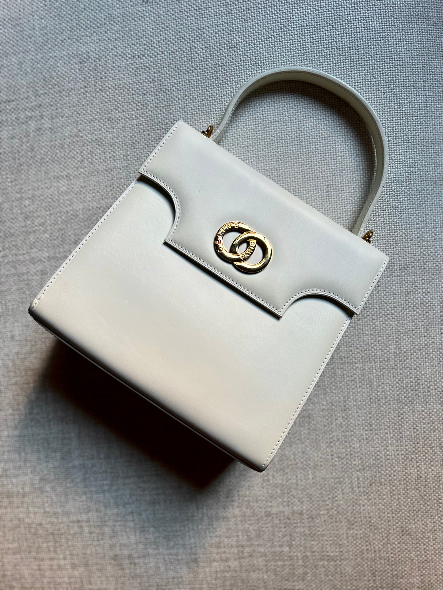 Celine Vintage Handbag White
