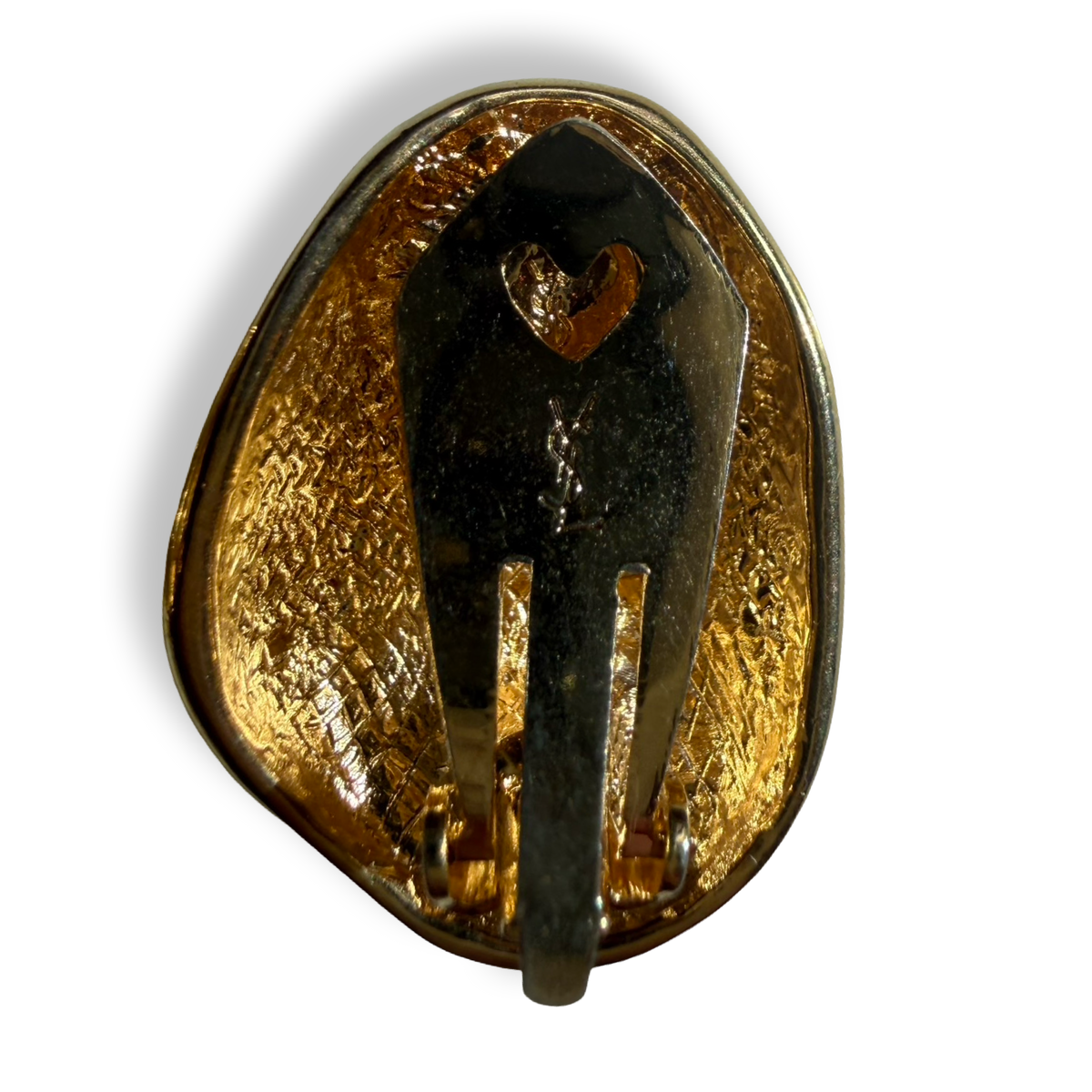 Yves Saint Laurent Vintage Pebble Earrings