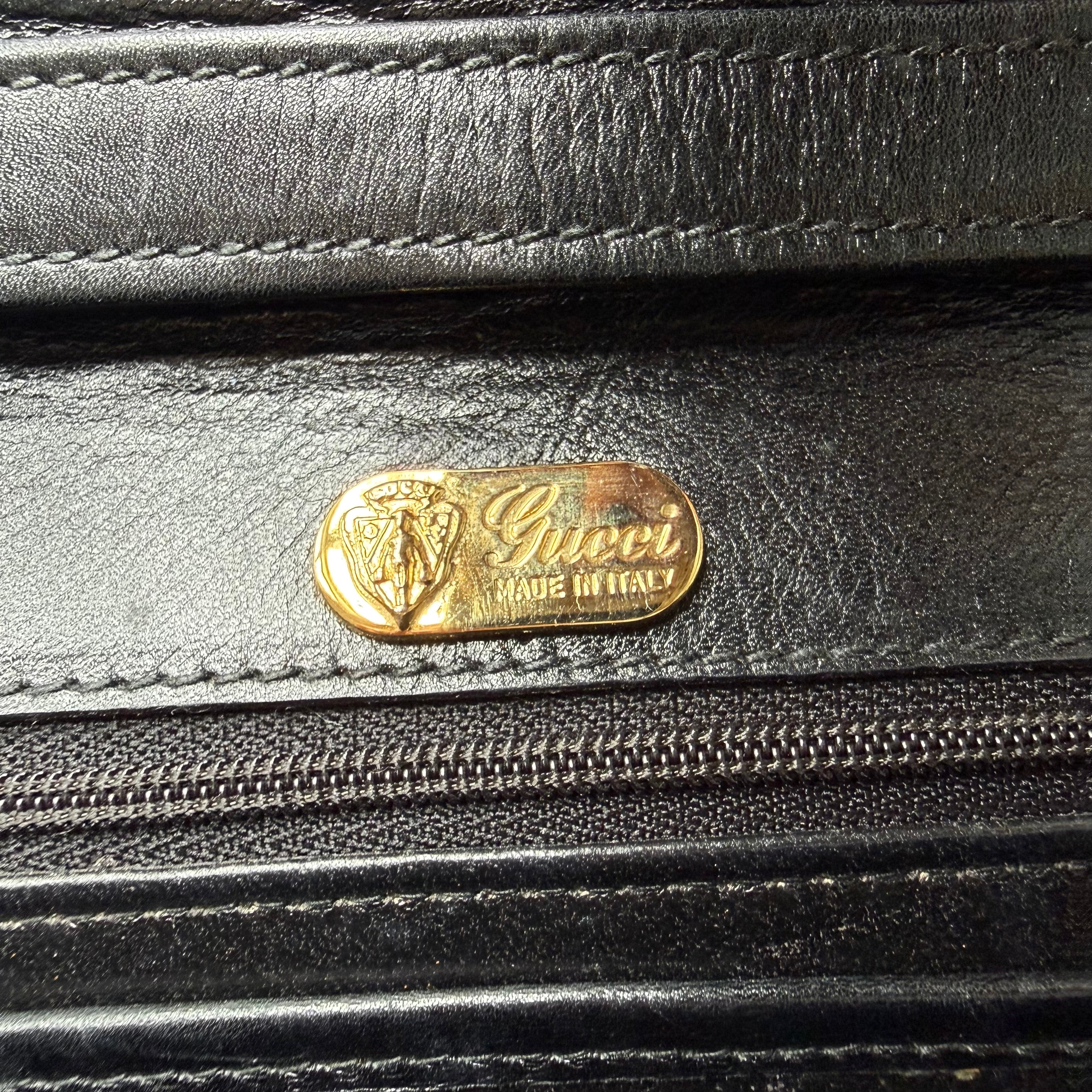 Gucci Vintage Croc Envelope Clutch