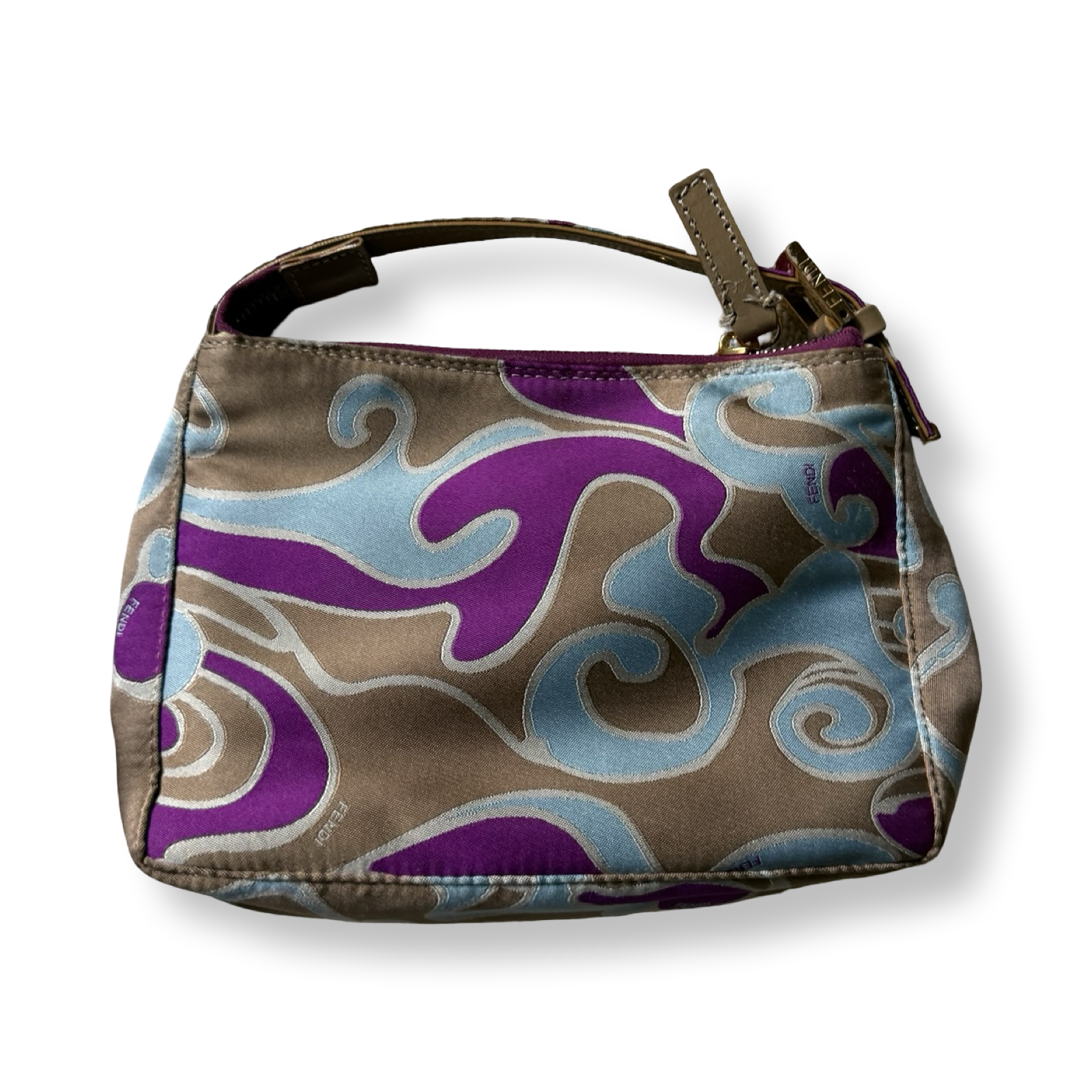 Fendi Vintage Psychedelic Swirl Pochette