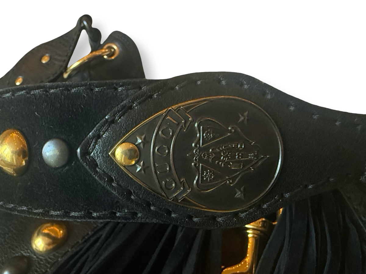 Gucci Babouska Fringe Indy Hobo Large