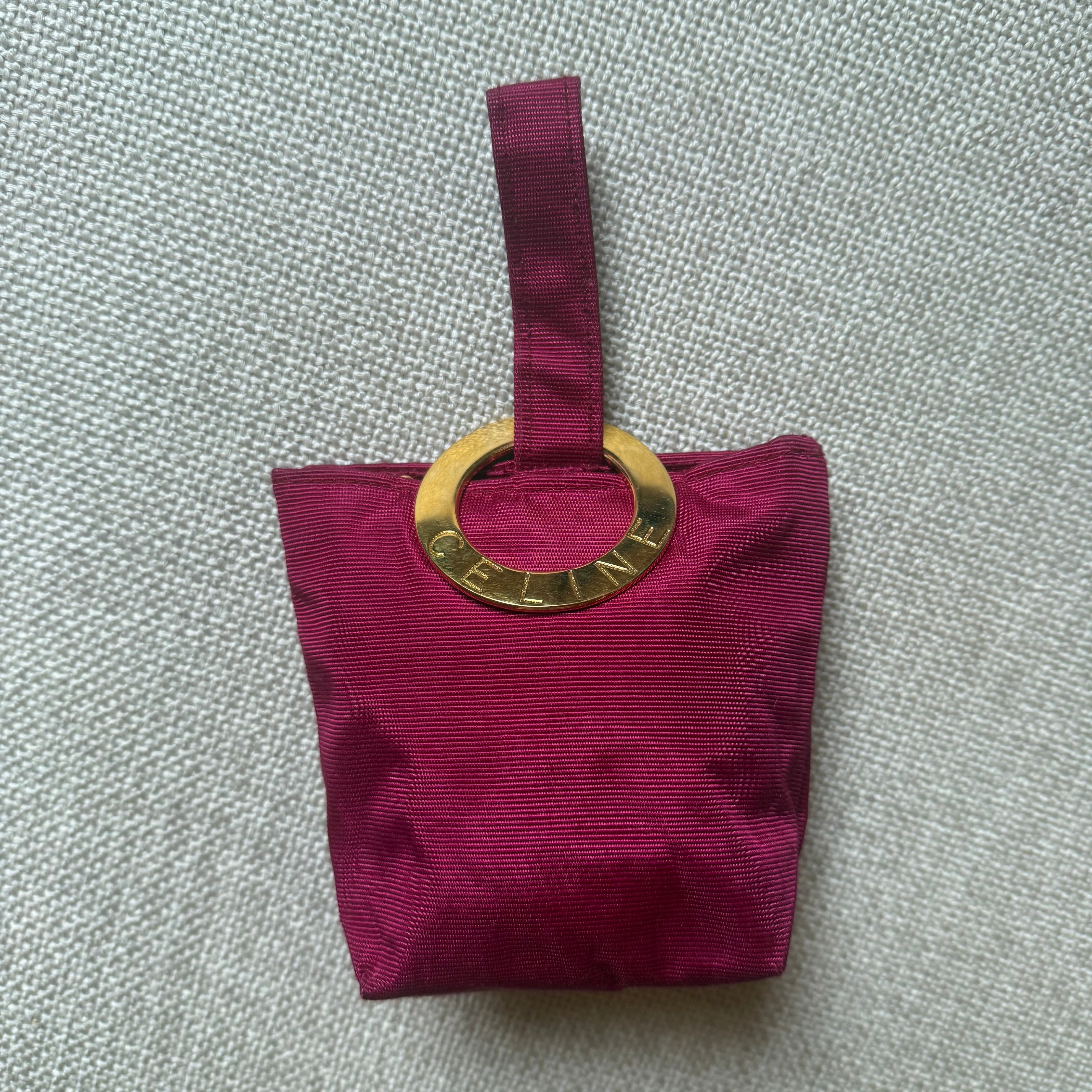Celine Vintage Mini Bucket Pouch
