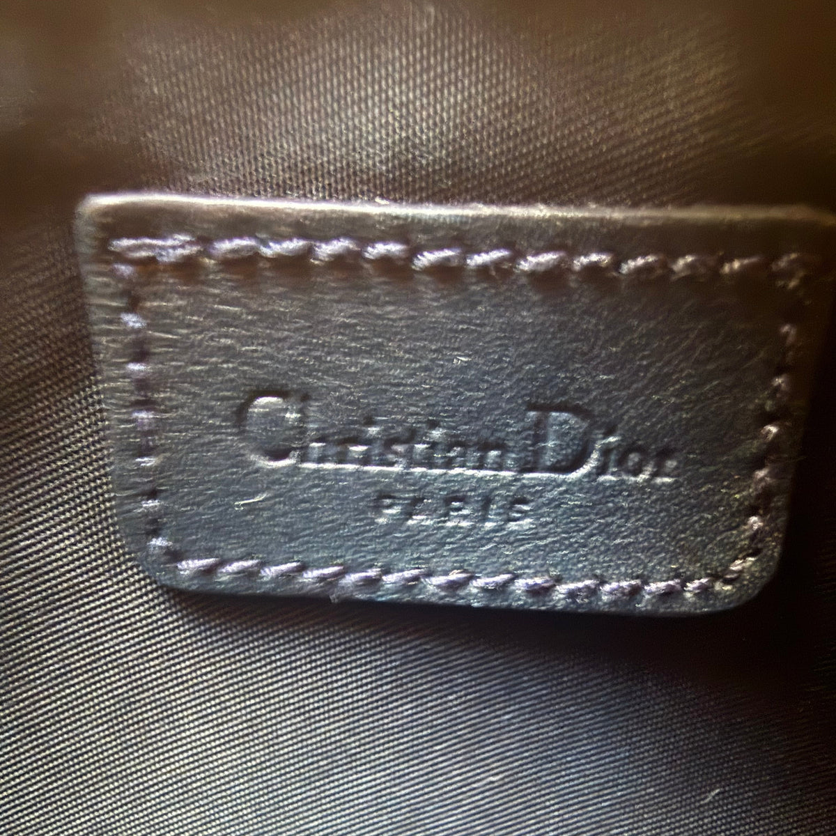 Dior Vintage Trotter Saddle Pochette