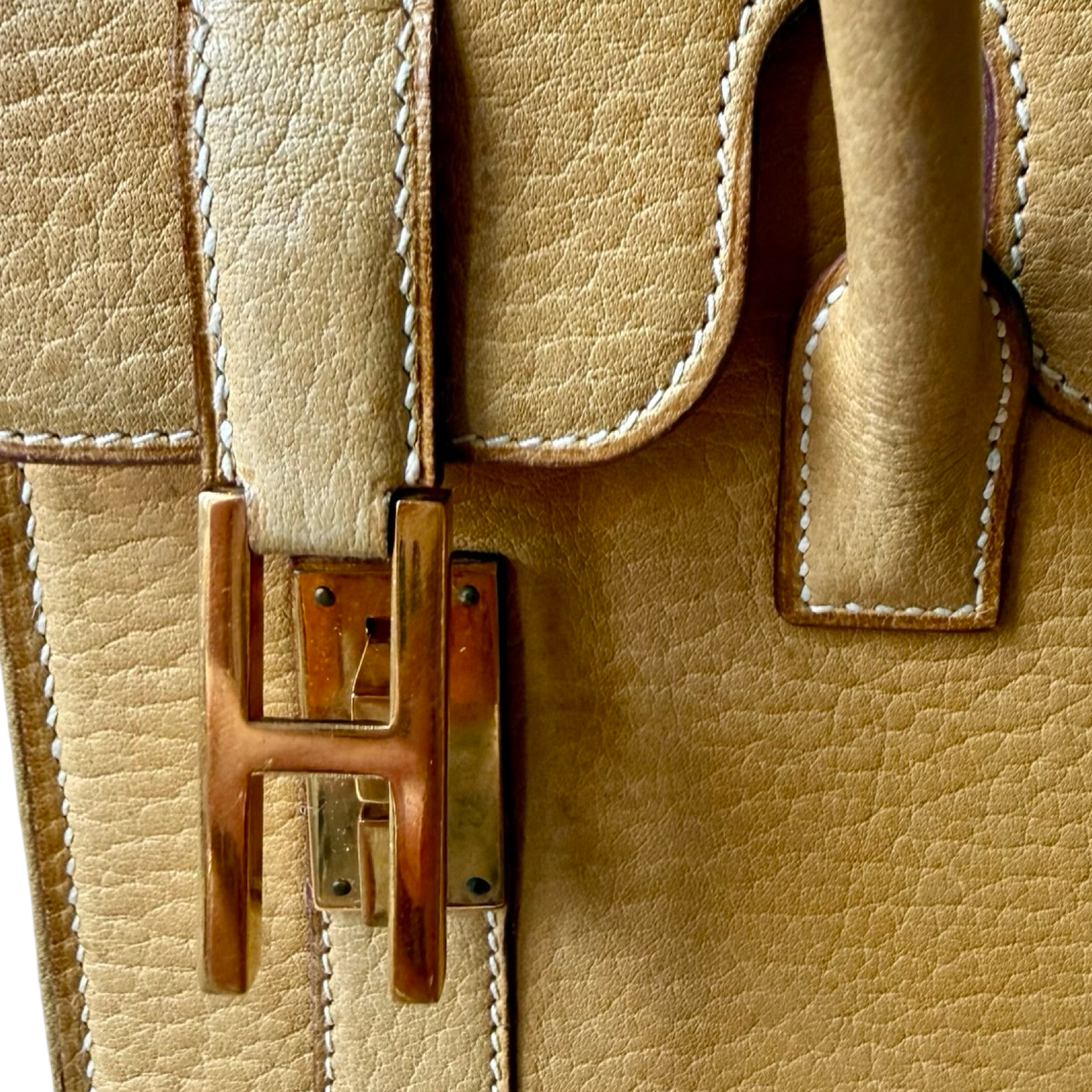 Hermès Vintage Drag 27 Paille