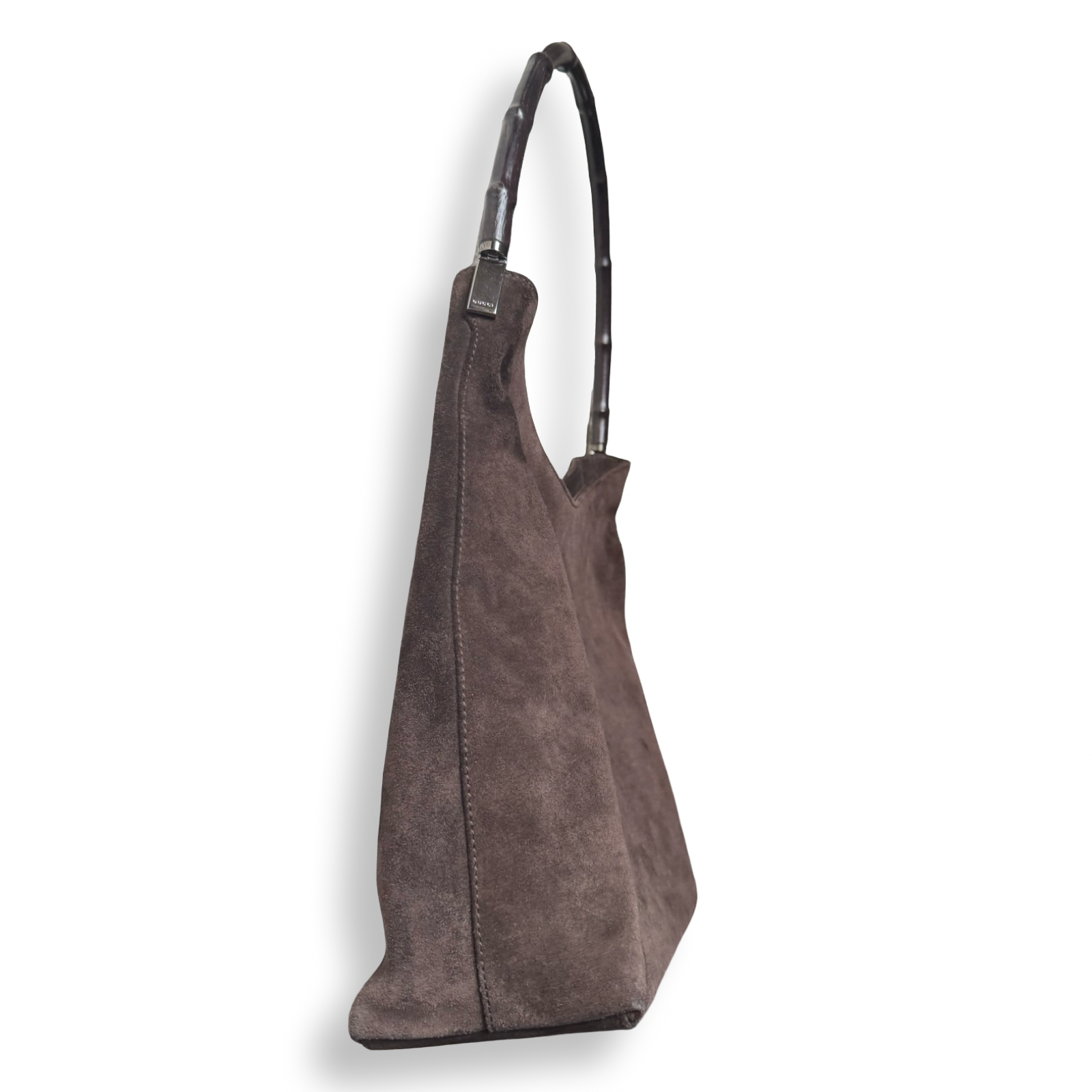 Gucci Vintage Suede Bucket Bag