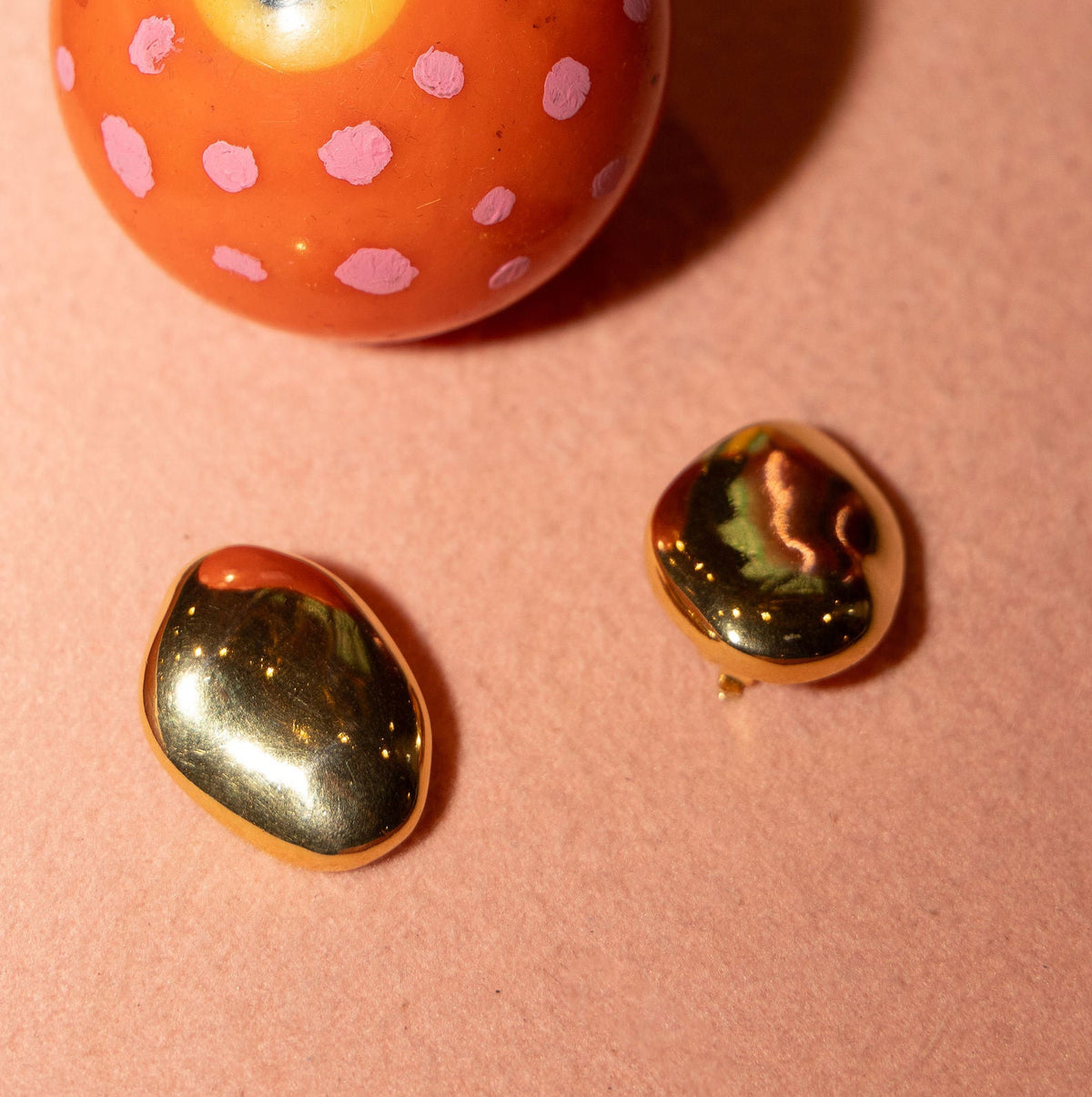Yves Saint Laurent Vintage Pebble Earrings