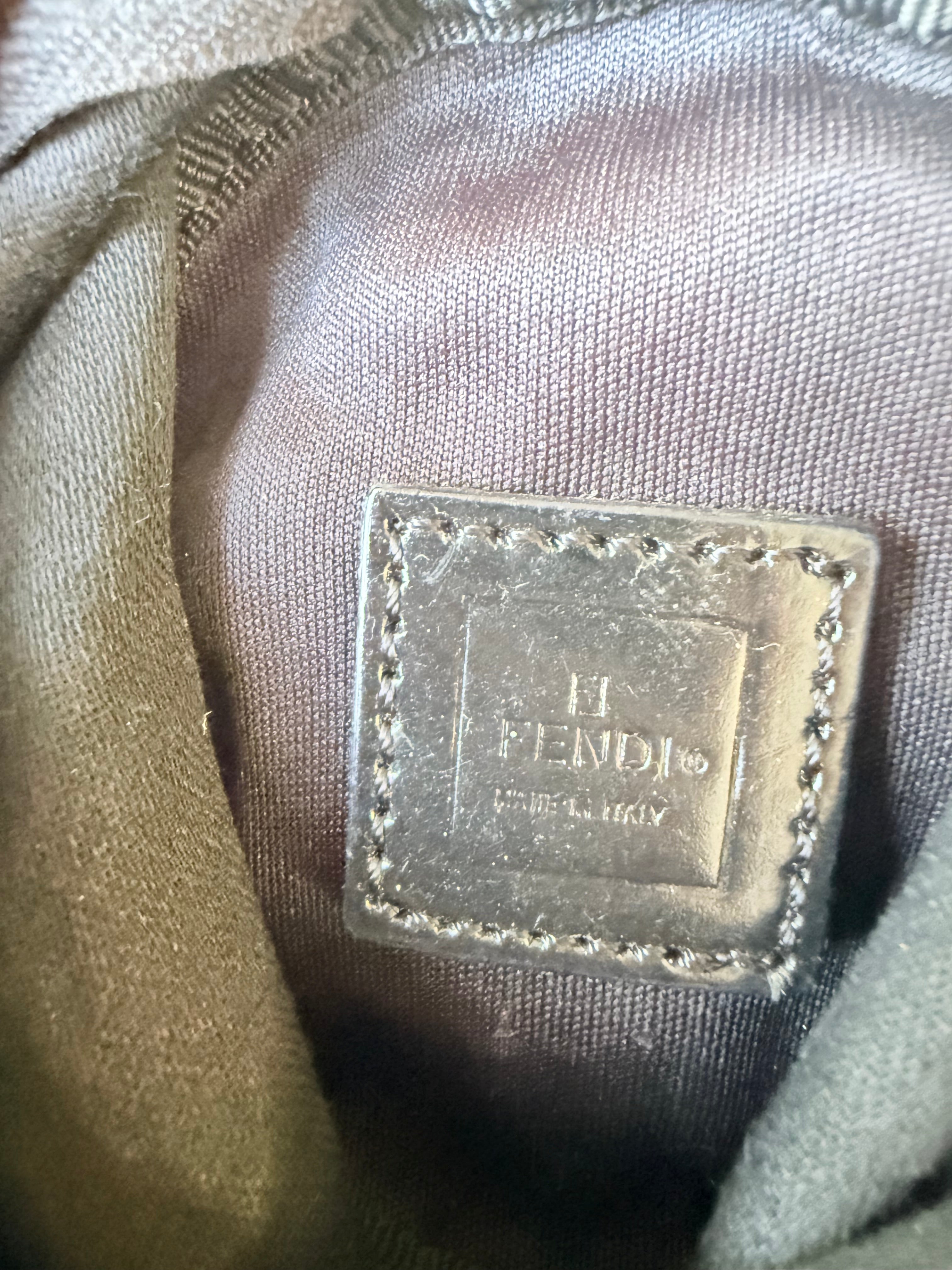 Fendi Zucchino Barrel Pouch