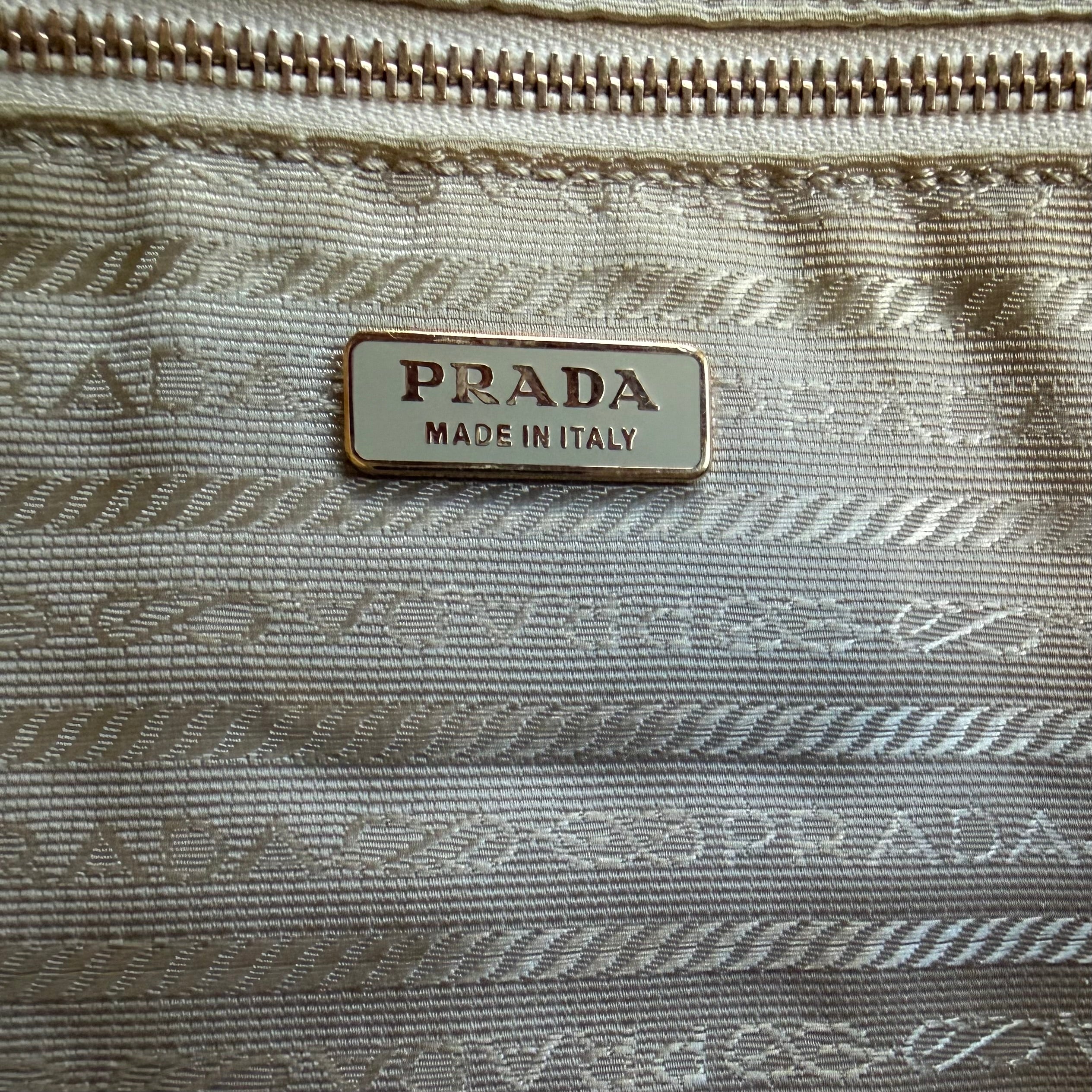 Prada Vintage Rivet Miele Bag