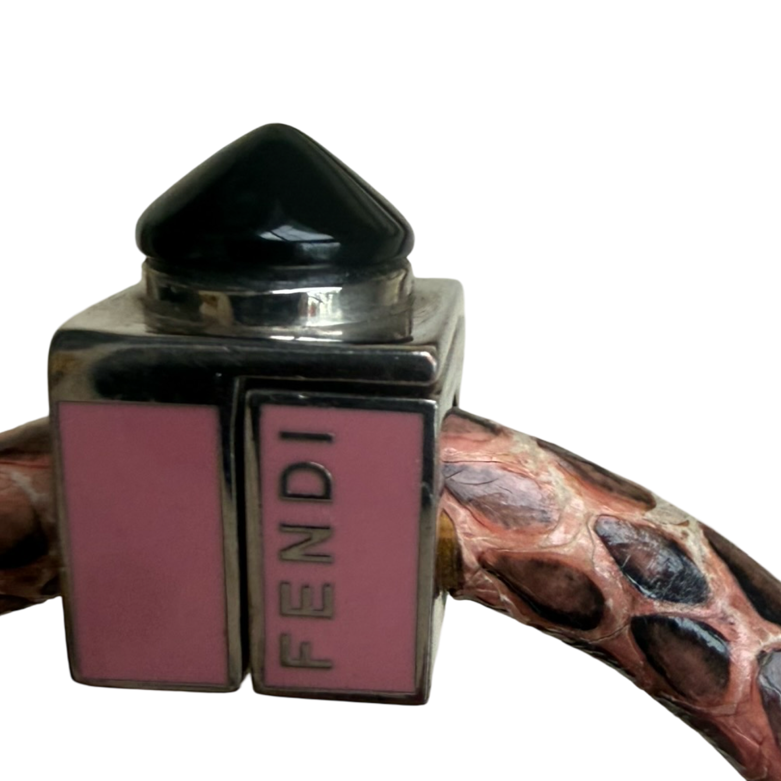 Fendi Resin Stingray Leather Bangle