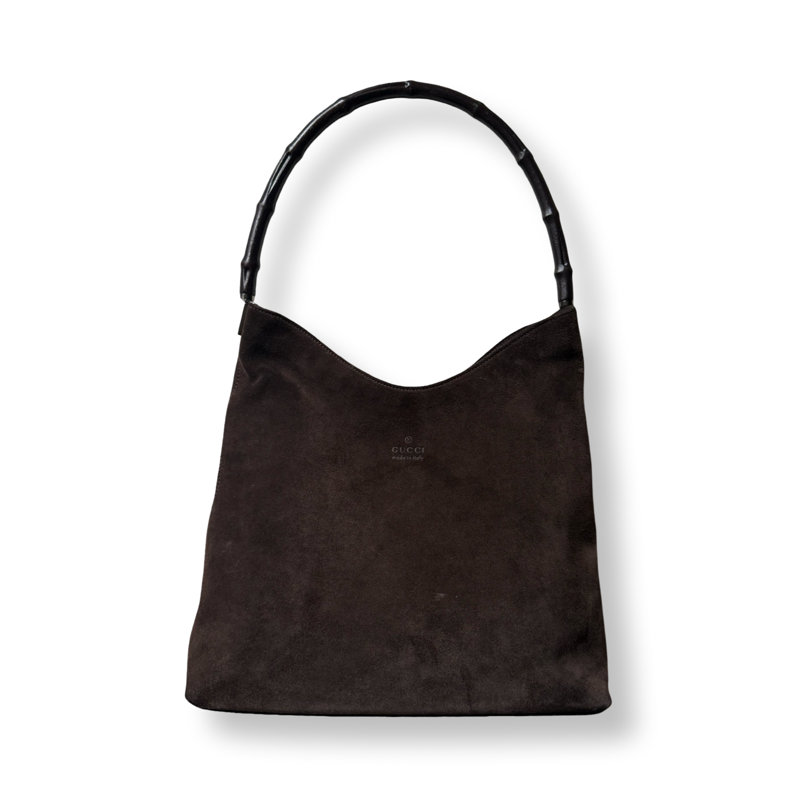 Gucci Vintage Suede Bucket Bag