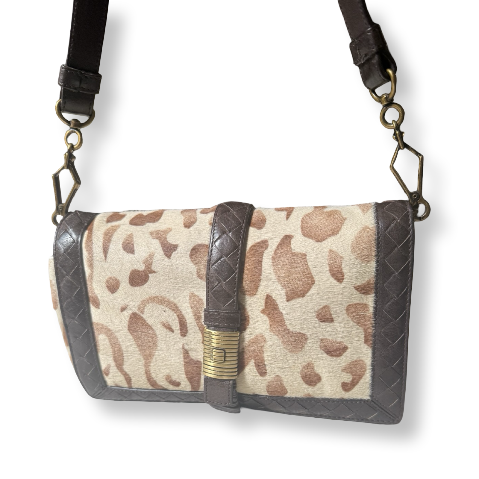 Bottega Veneta Vintage Ponyhair Messenger