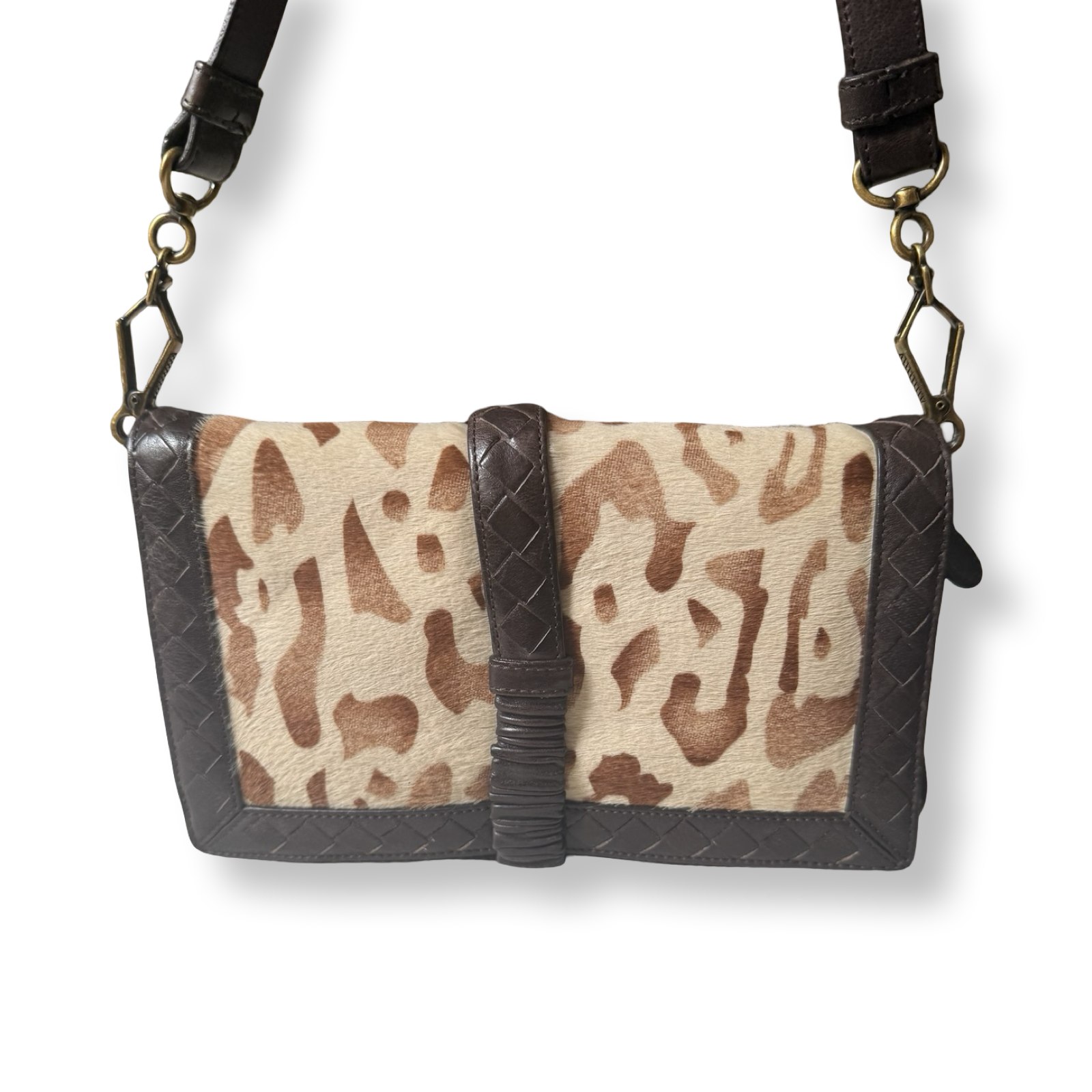 Bottega Veneta Vintage Ponyhair Messenger
