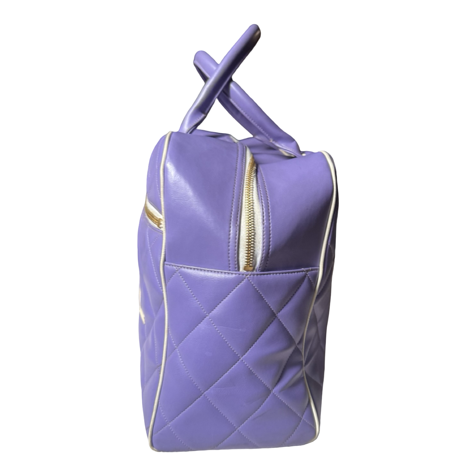 Chanel Vintage Matelassé Collector's Bowling Duffle