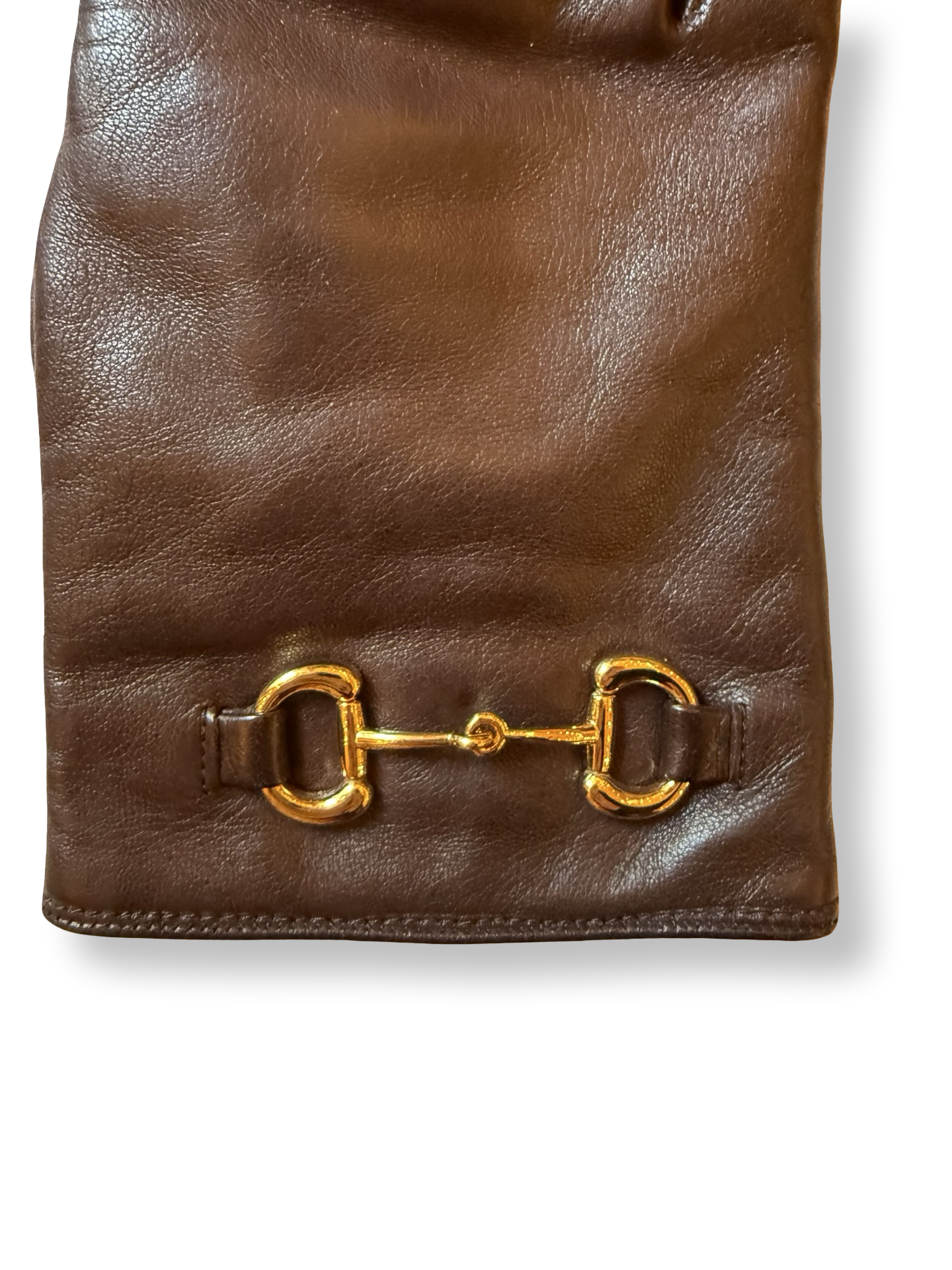 Gucci Horsebit Leather Gloves