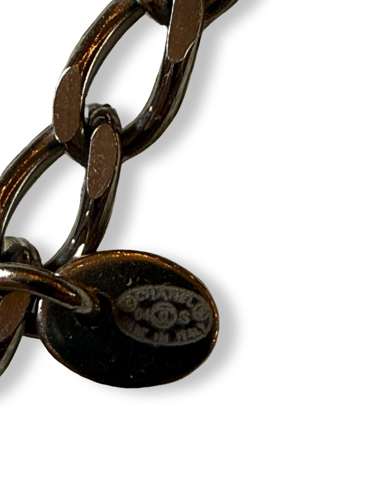Chanel Vintage Cube Charm Chain Belt/Necklace
