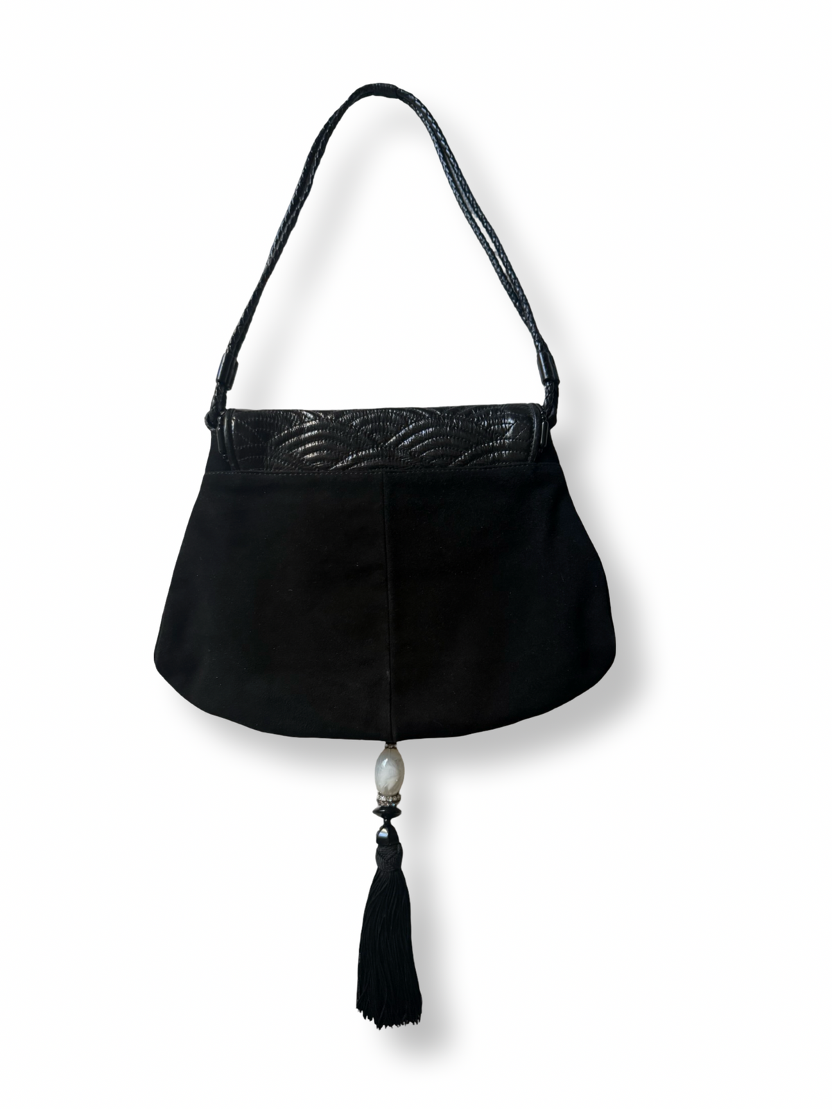Yves Saint Laurent Vintage Jade Tassel Bag