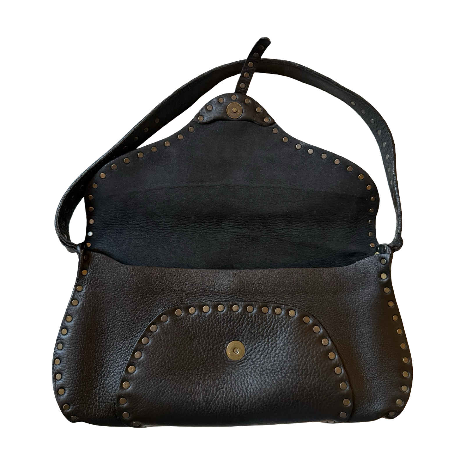 Celine Vintage Leather Poulbot Shoulder