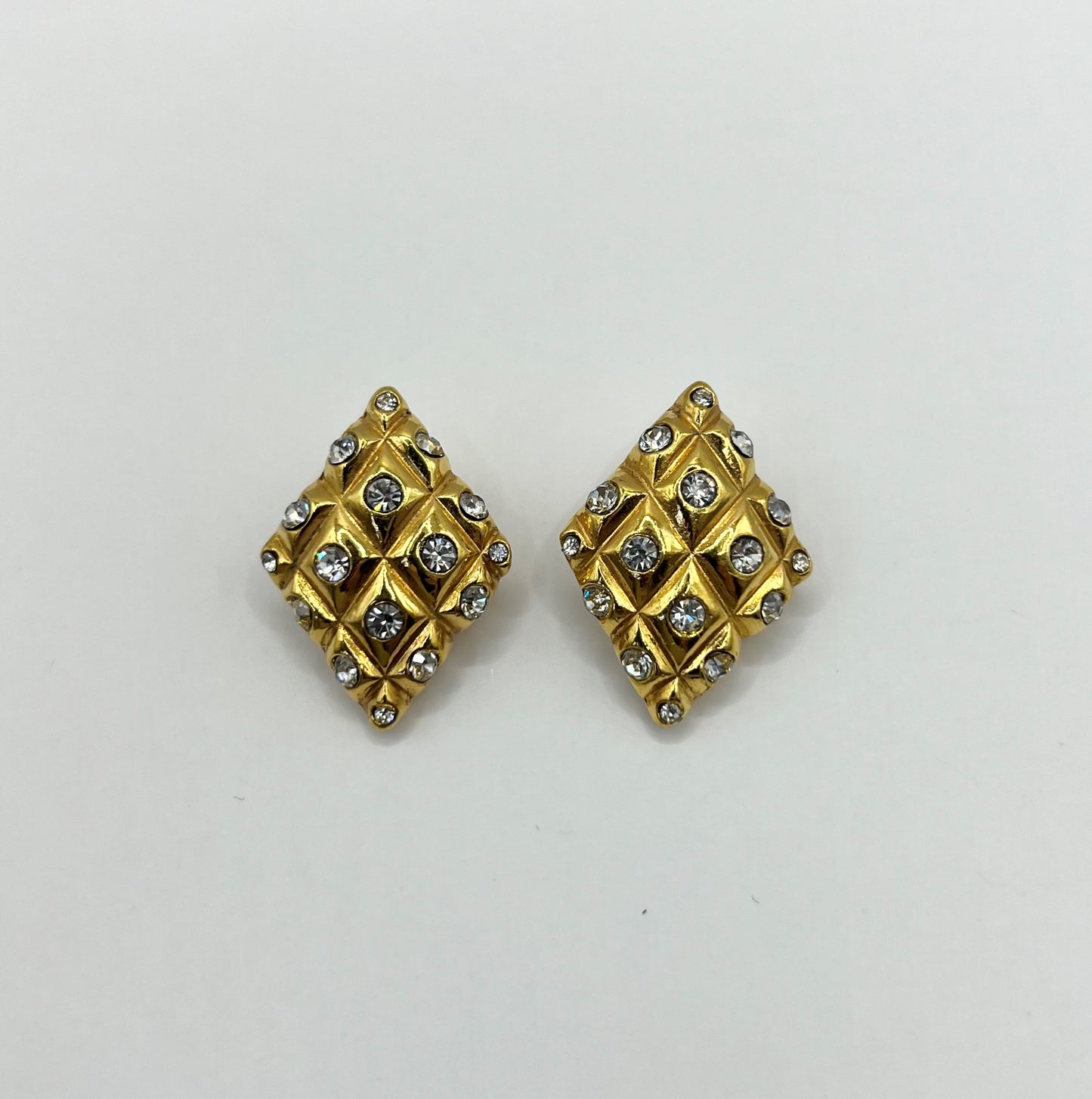 Chanel vintage rhinestone earrings