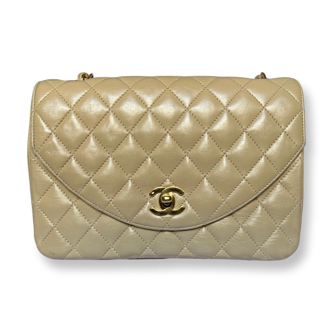 Chanel Vintage Half Moon Classic Flap