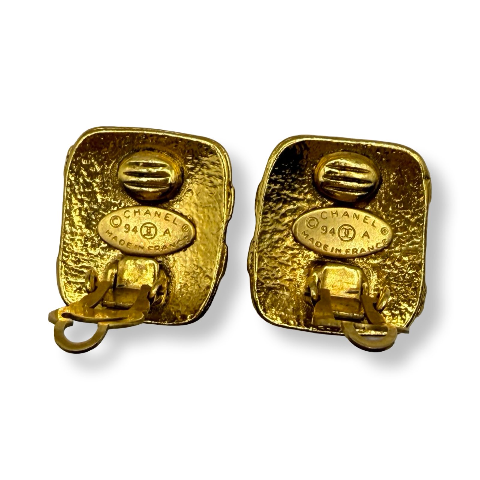 Chanel Vintage '90s CC Earrings