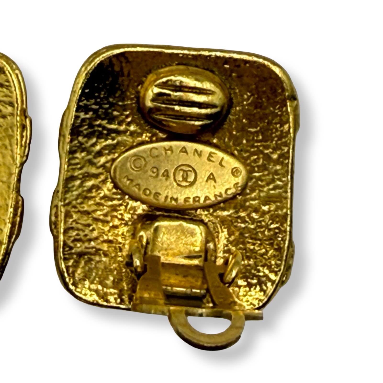 Chanel Vintage '90s CC Earrings