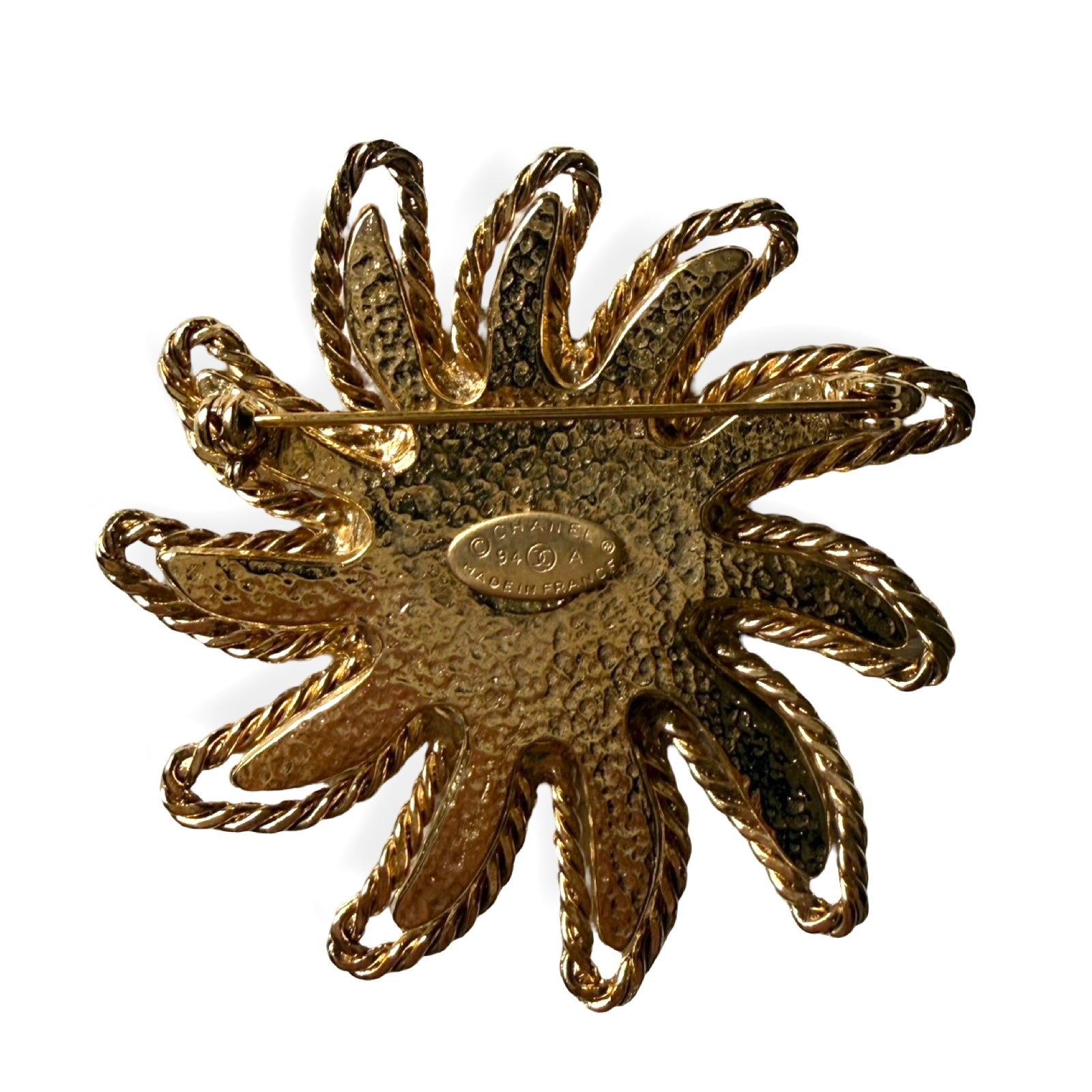 Chanel Vintage Sun Brooch