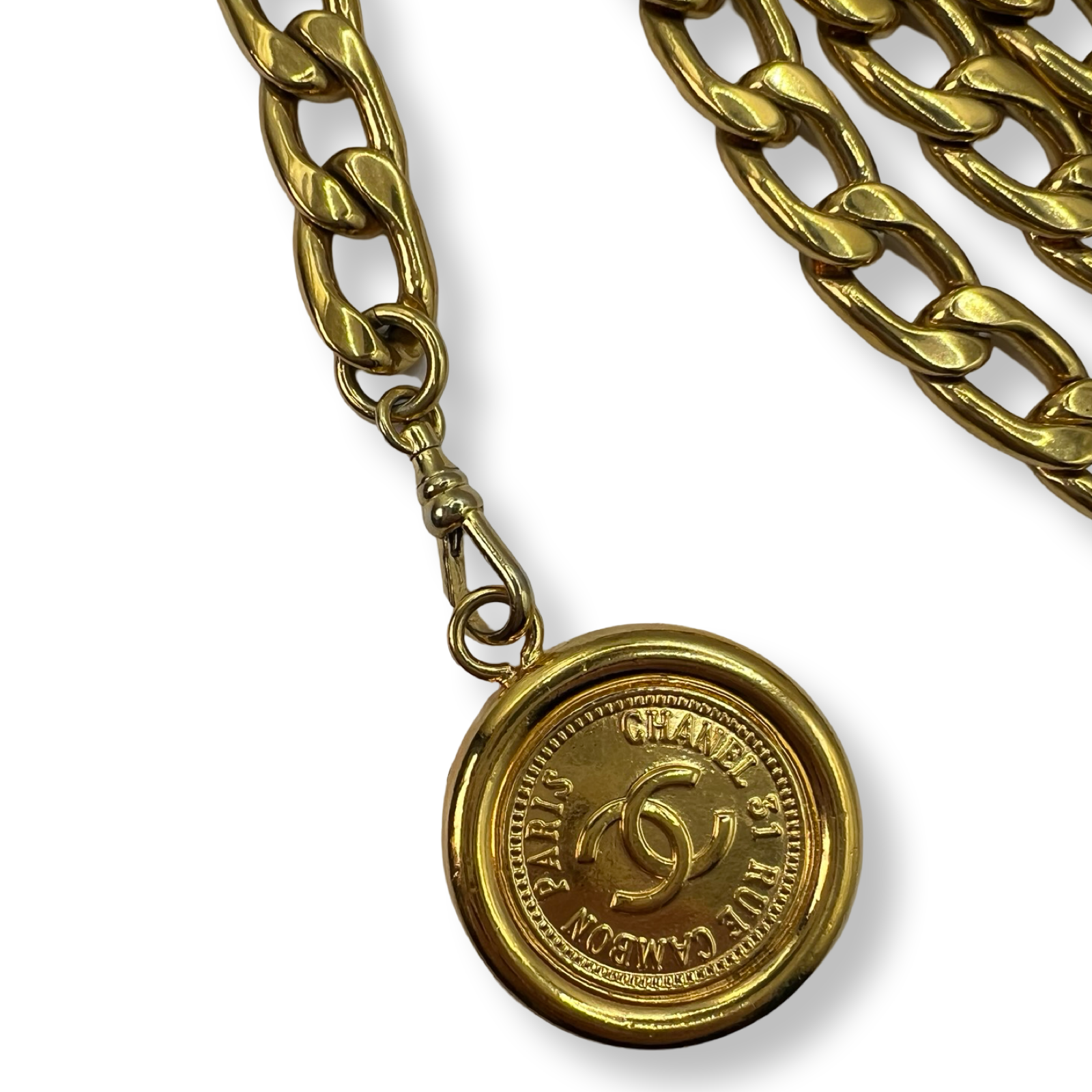 Chanel authentic vintage gold chain belt 