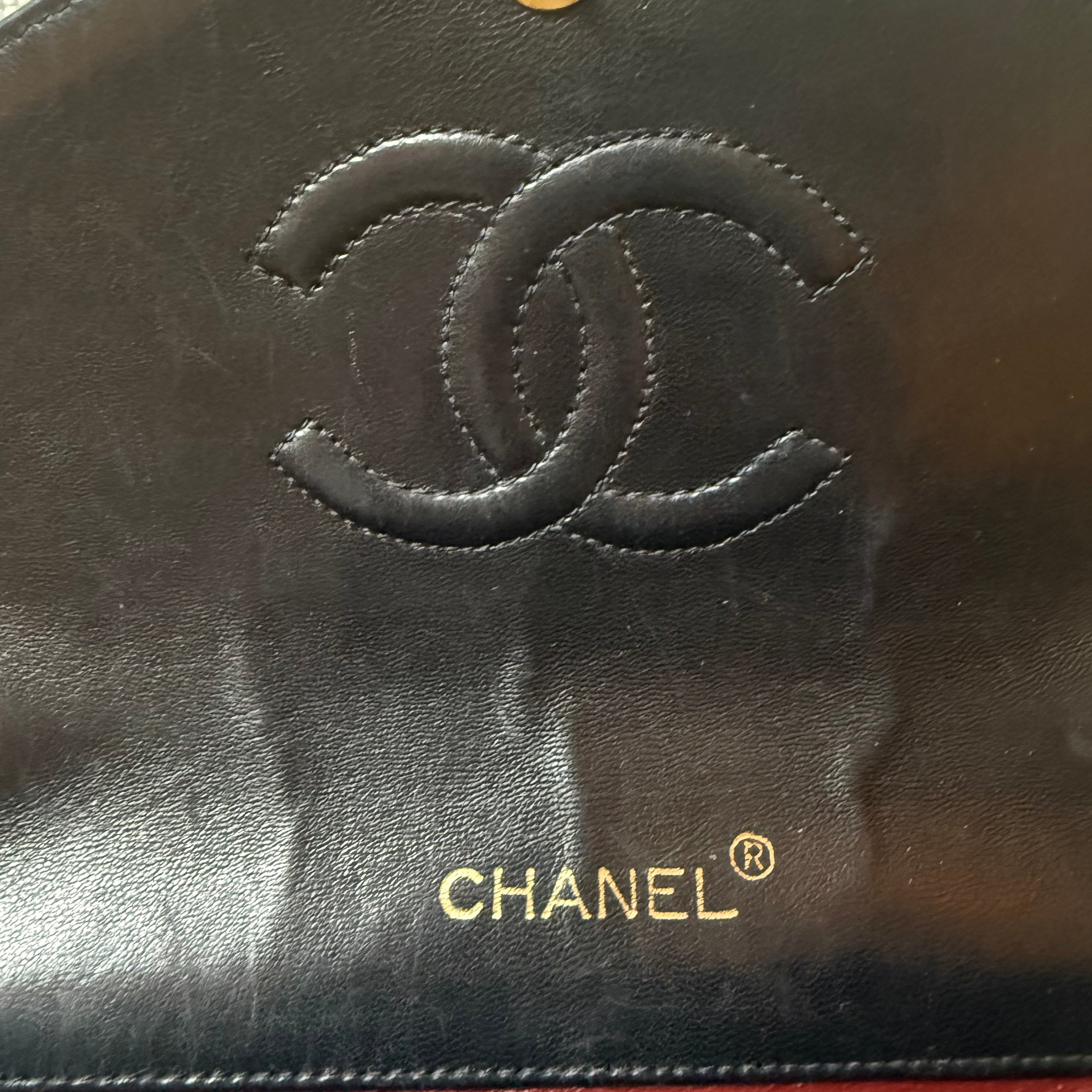 Chanel Vintage Crystal Embellished Classic Flap