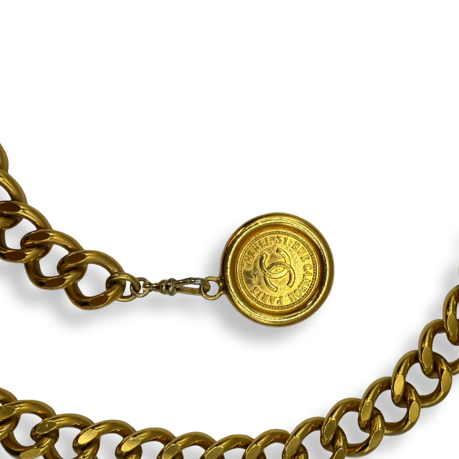 Chanel vintage gold plated authentic chain necklace or belt