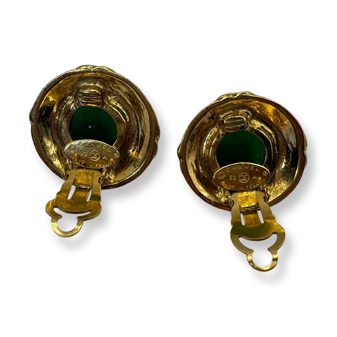 vintage earrings authentic chanel vintage 1993