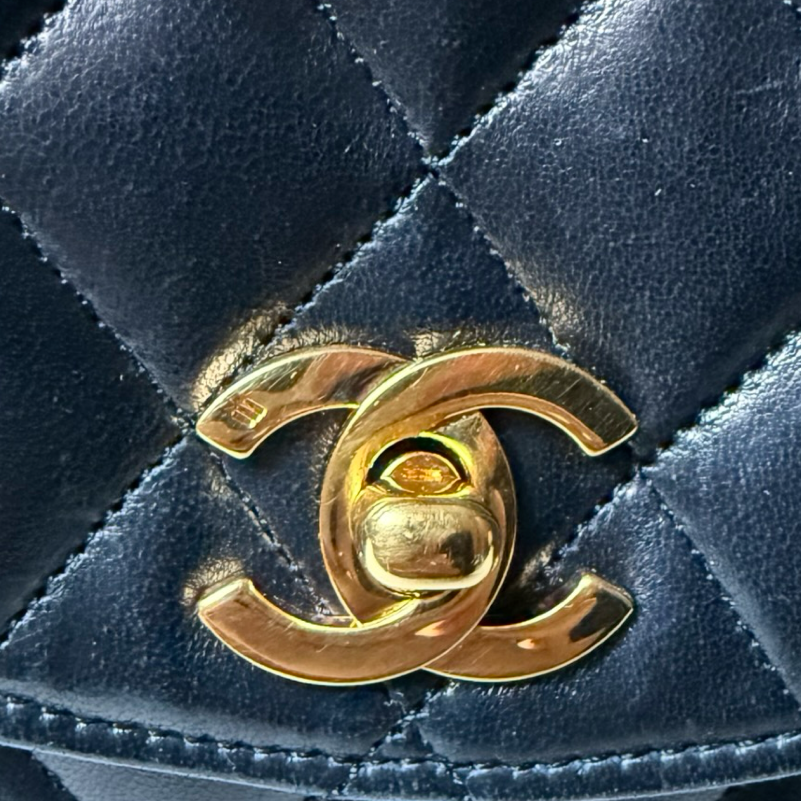 Chanel Vintage Half Moon Classic Flap