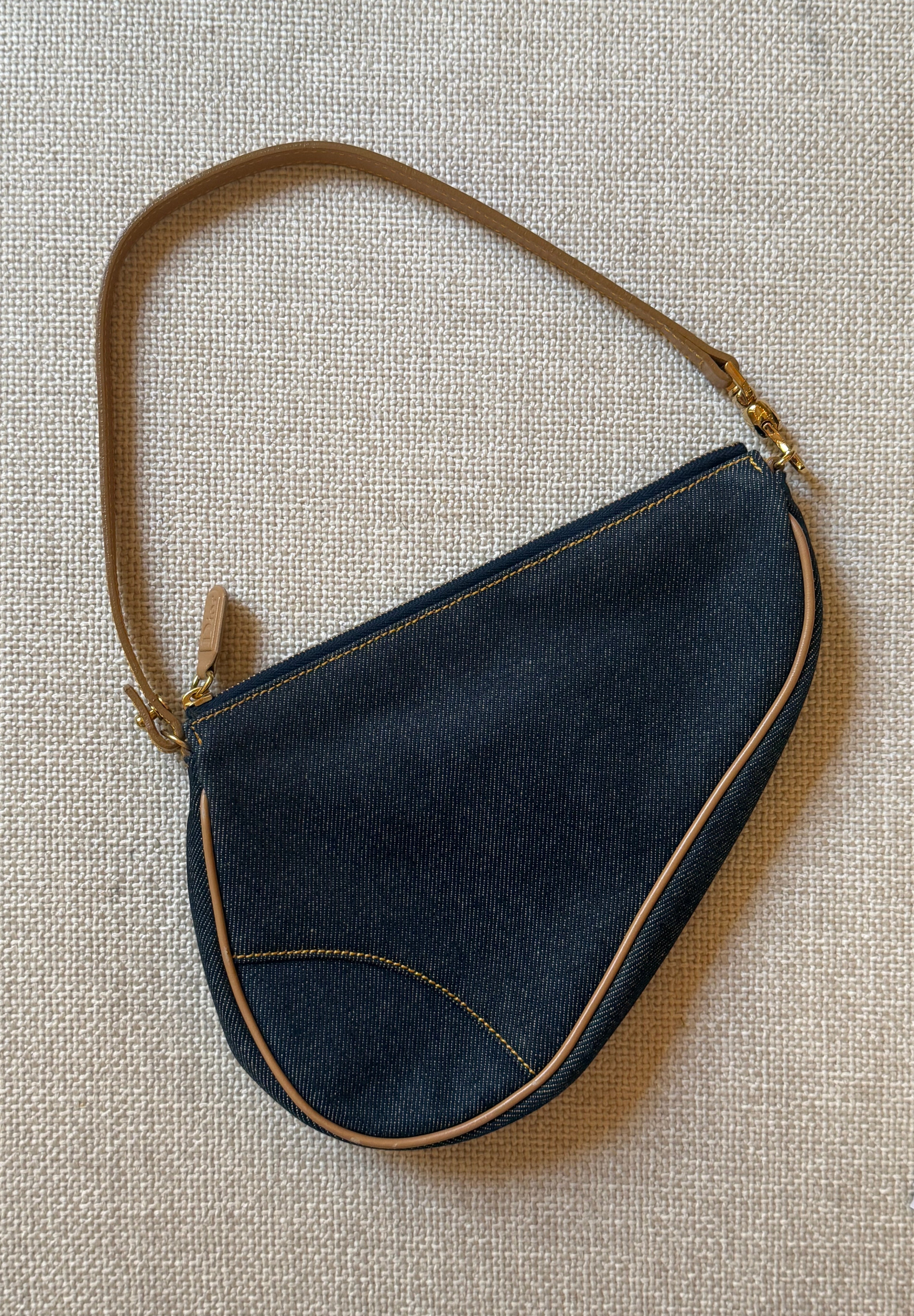 Dior Vintage Dark Rinse Denim Saddle
