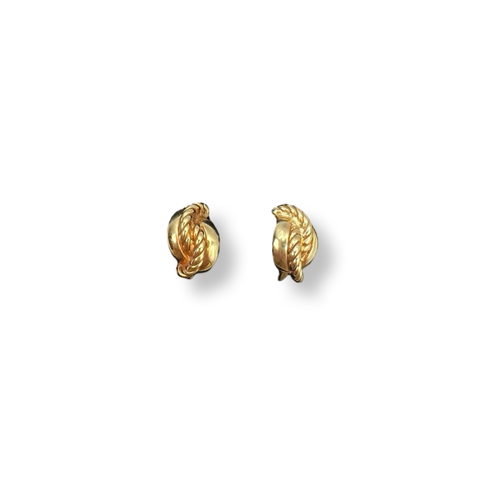 Vintage authentic 90s Dior Earrings gold plated