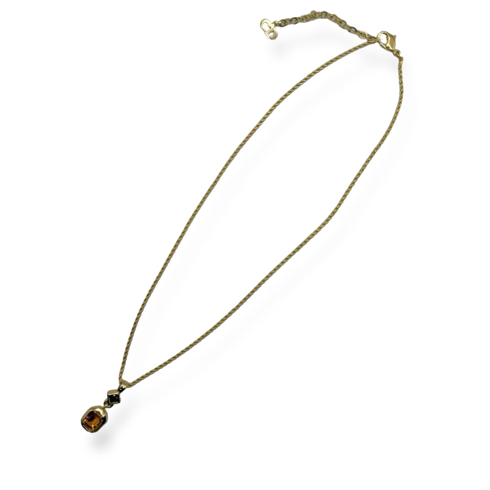Dior Vintage Amber Swing Pendant