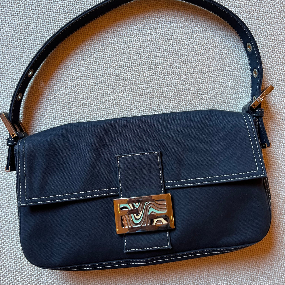 Fendi Baguette Denim