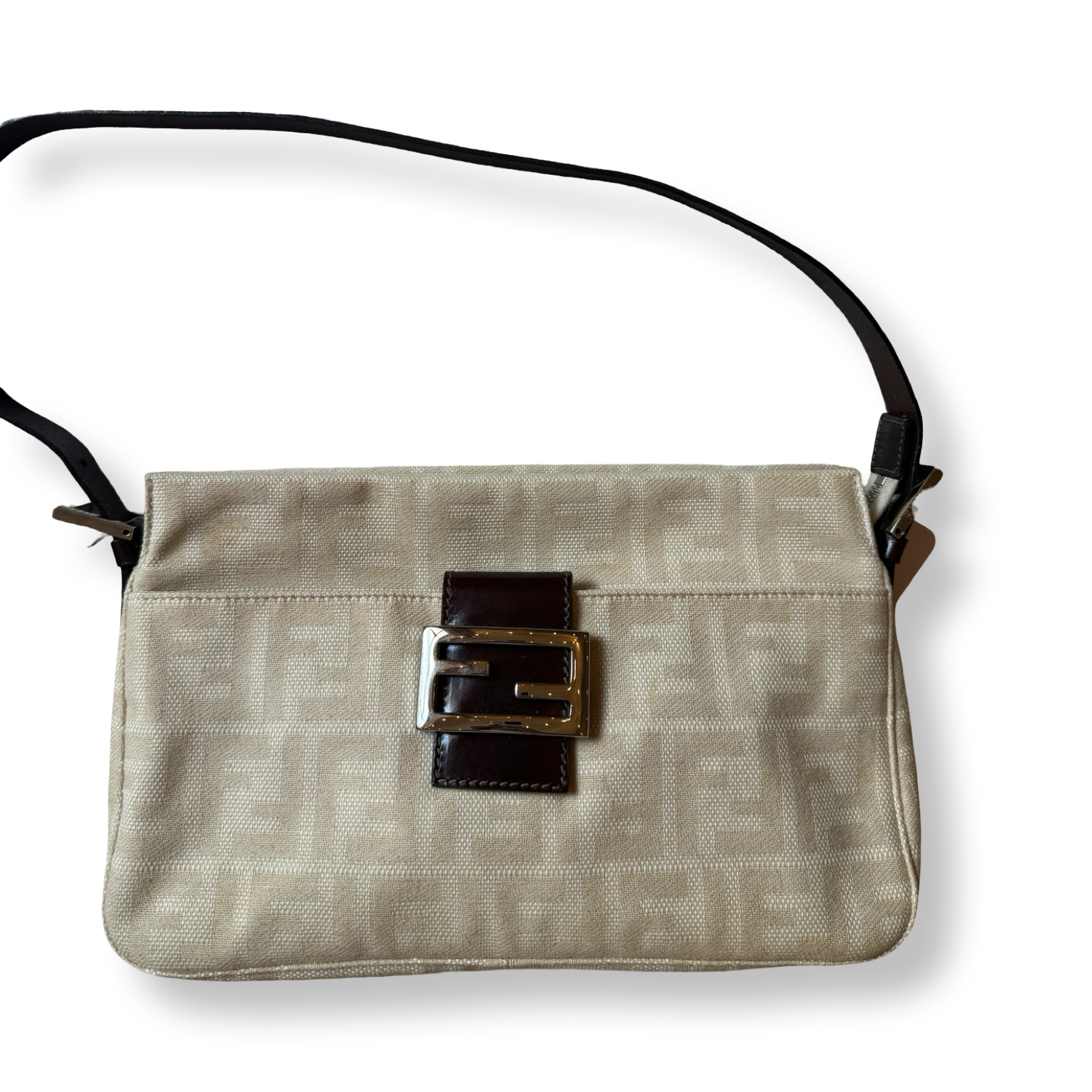 Fendi Vintage Zucca Shoulder Bag