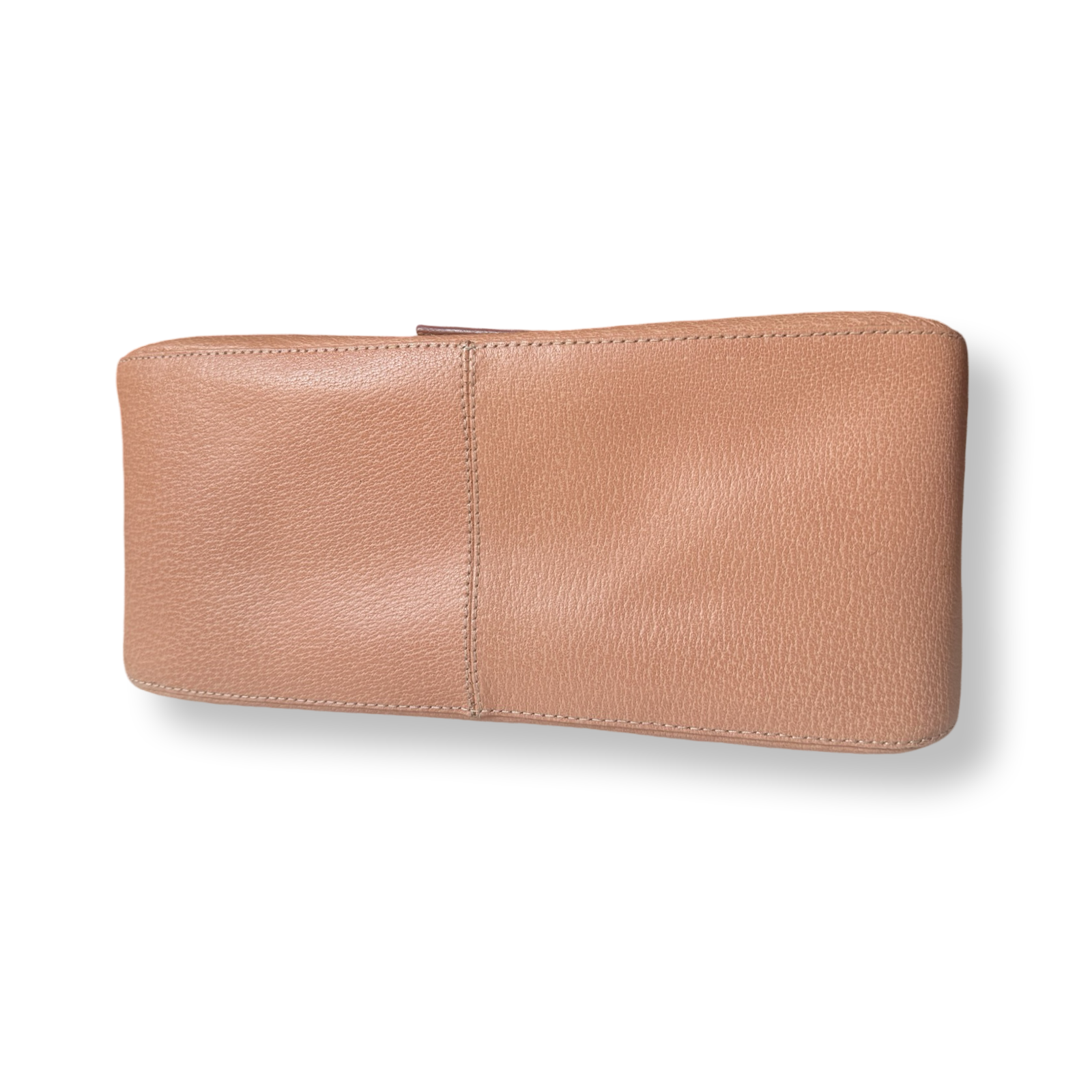 Salmon colored pebble leather mama baguette fendi authentic