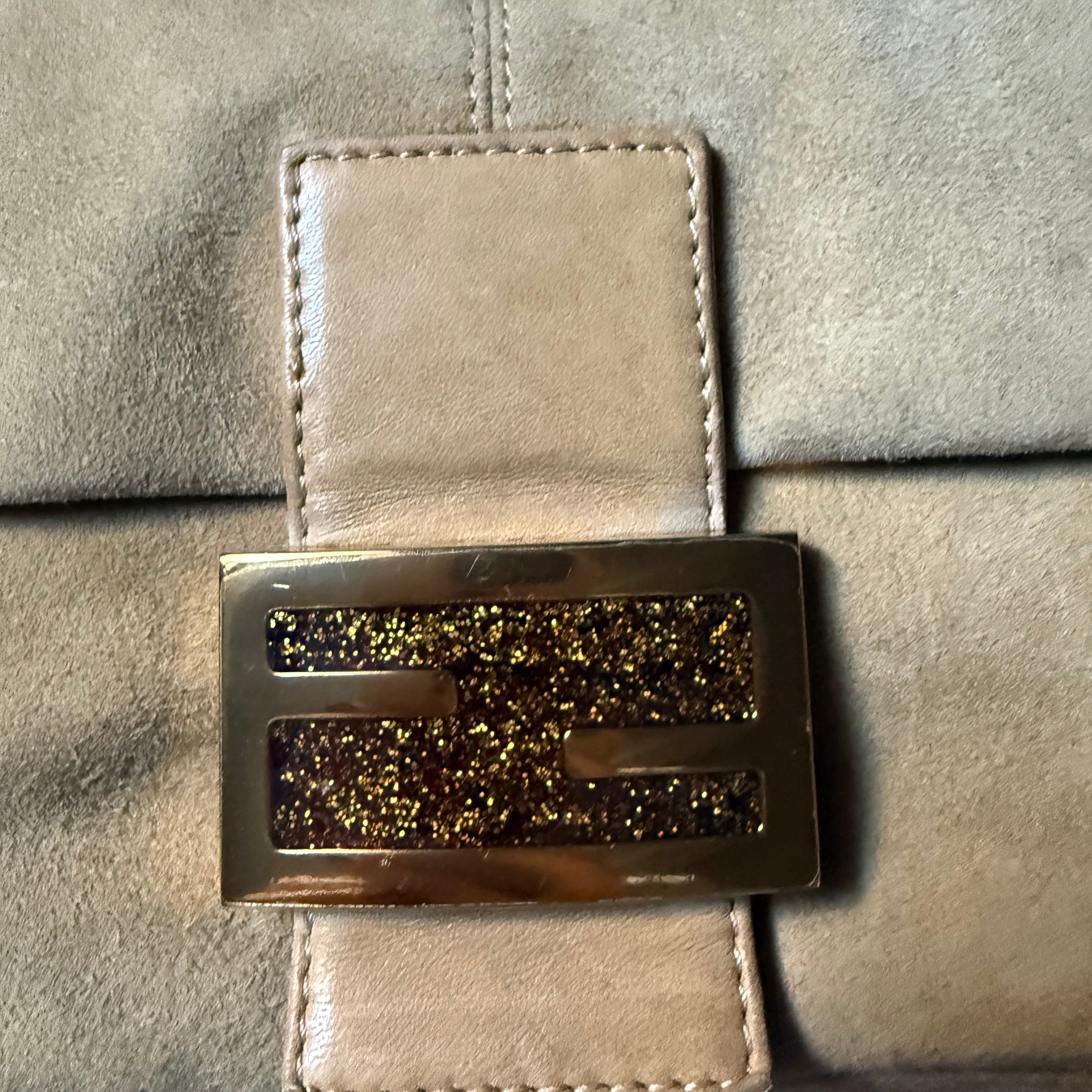 Fendi Mama Baguette Suede