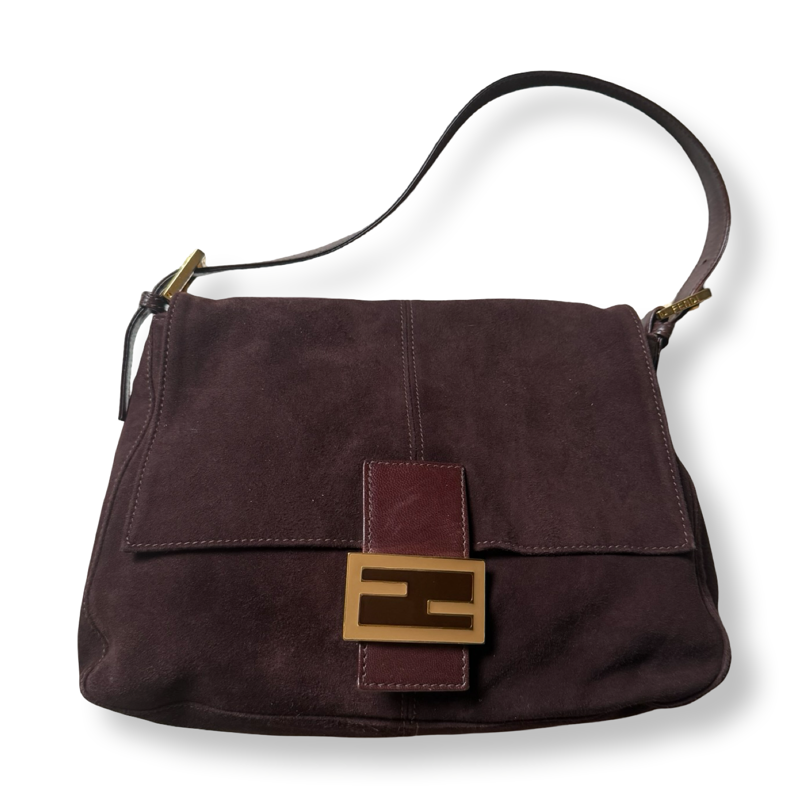Fendi Mama Baguette Suede