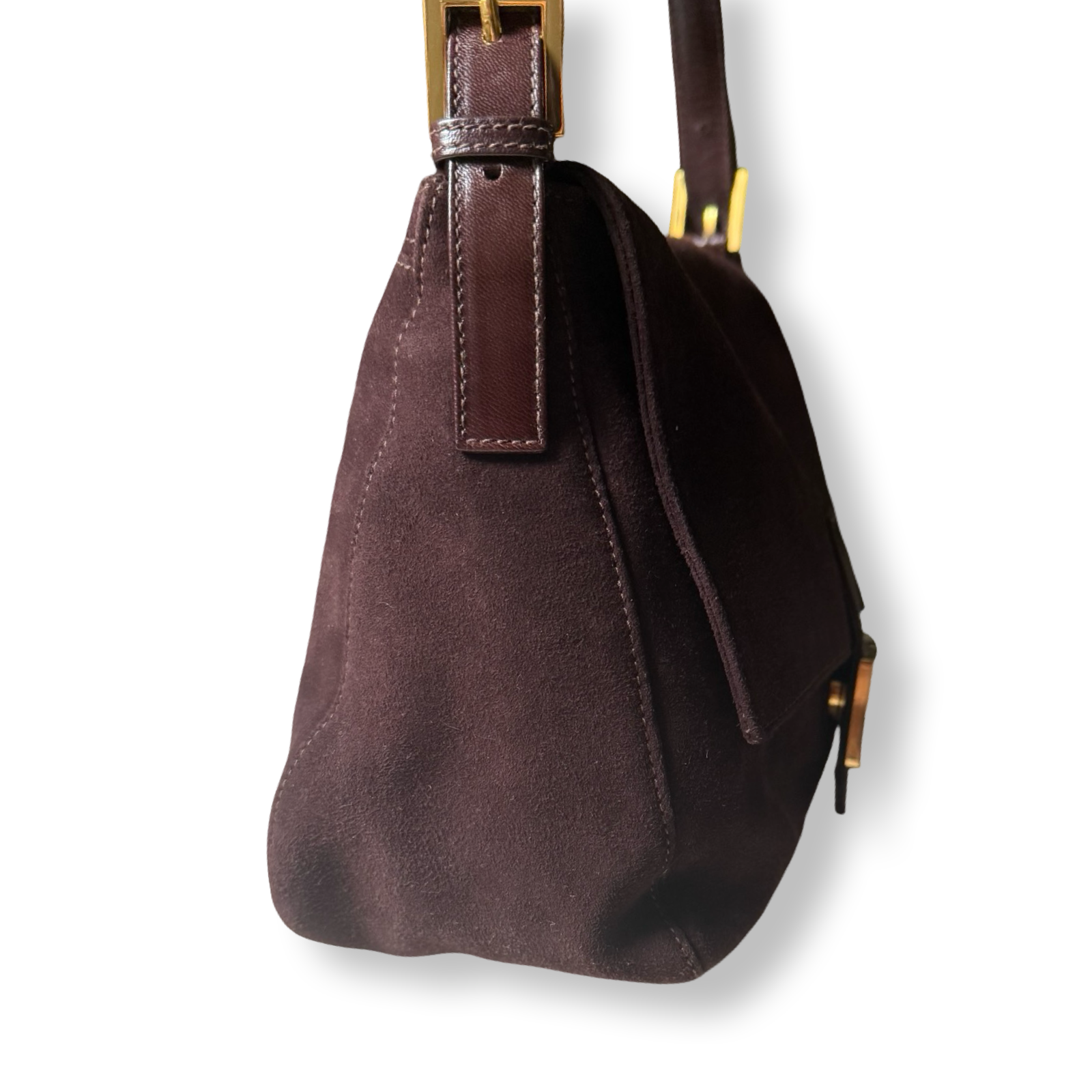 Fendi Mama Baguette Suede