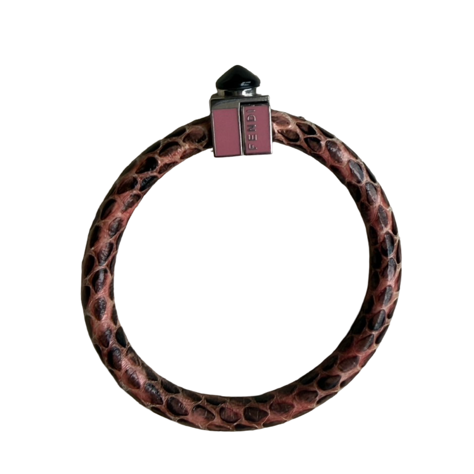 Fendi Resin Stingray Leather Bangle