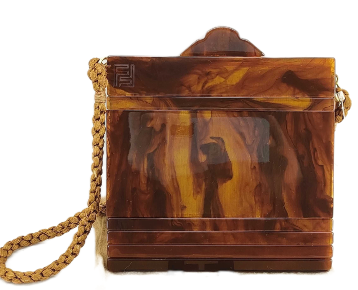 Vintage rare fendi clutch bag 