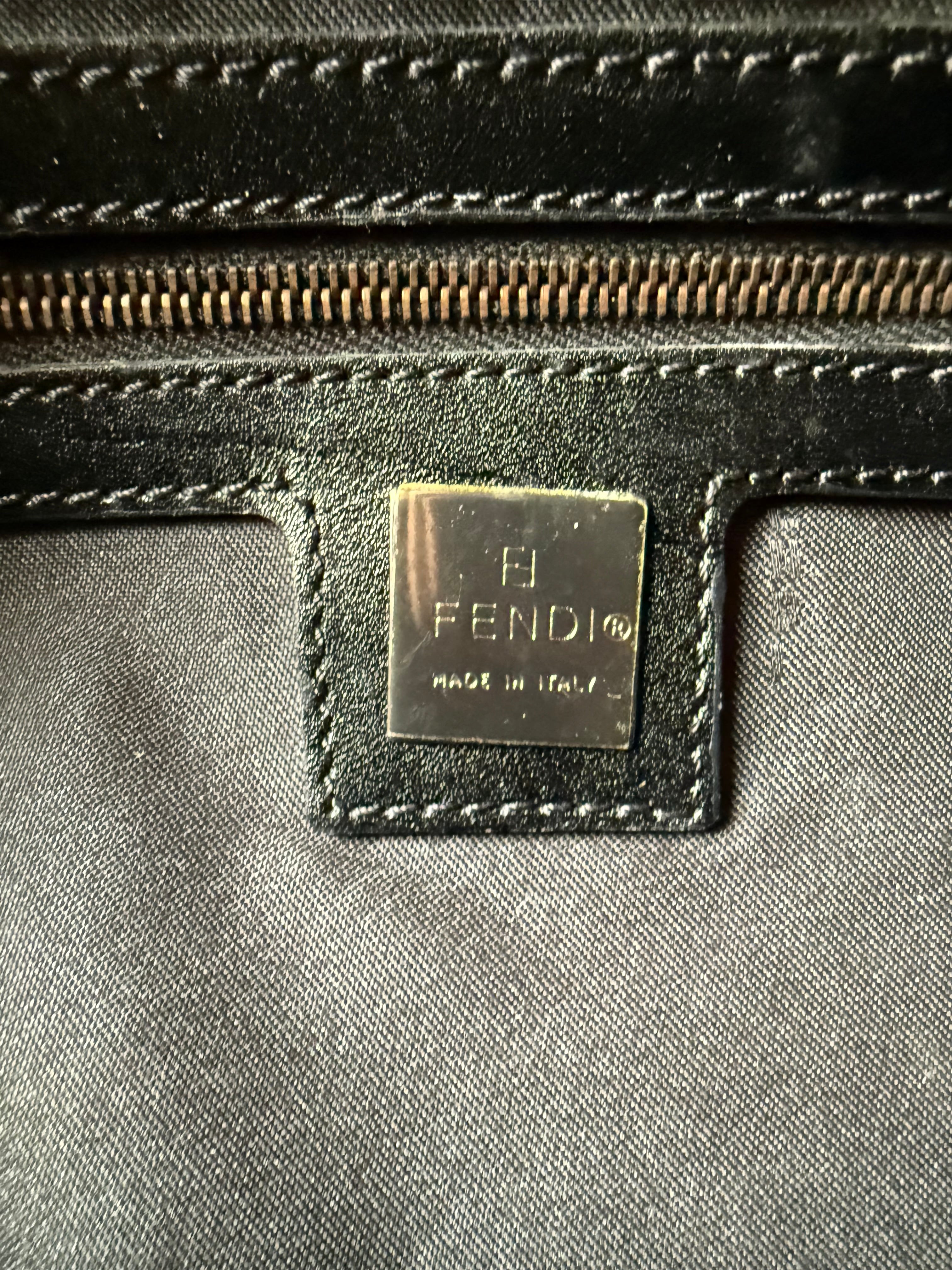 Fendi Vintage Zucchino East to West Shoulder Bag