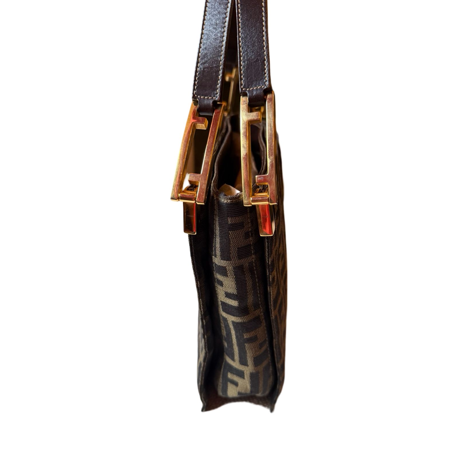 Fendi_Zucca_authnetic brown classic_Vintage_Shoulder_Bag_