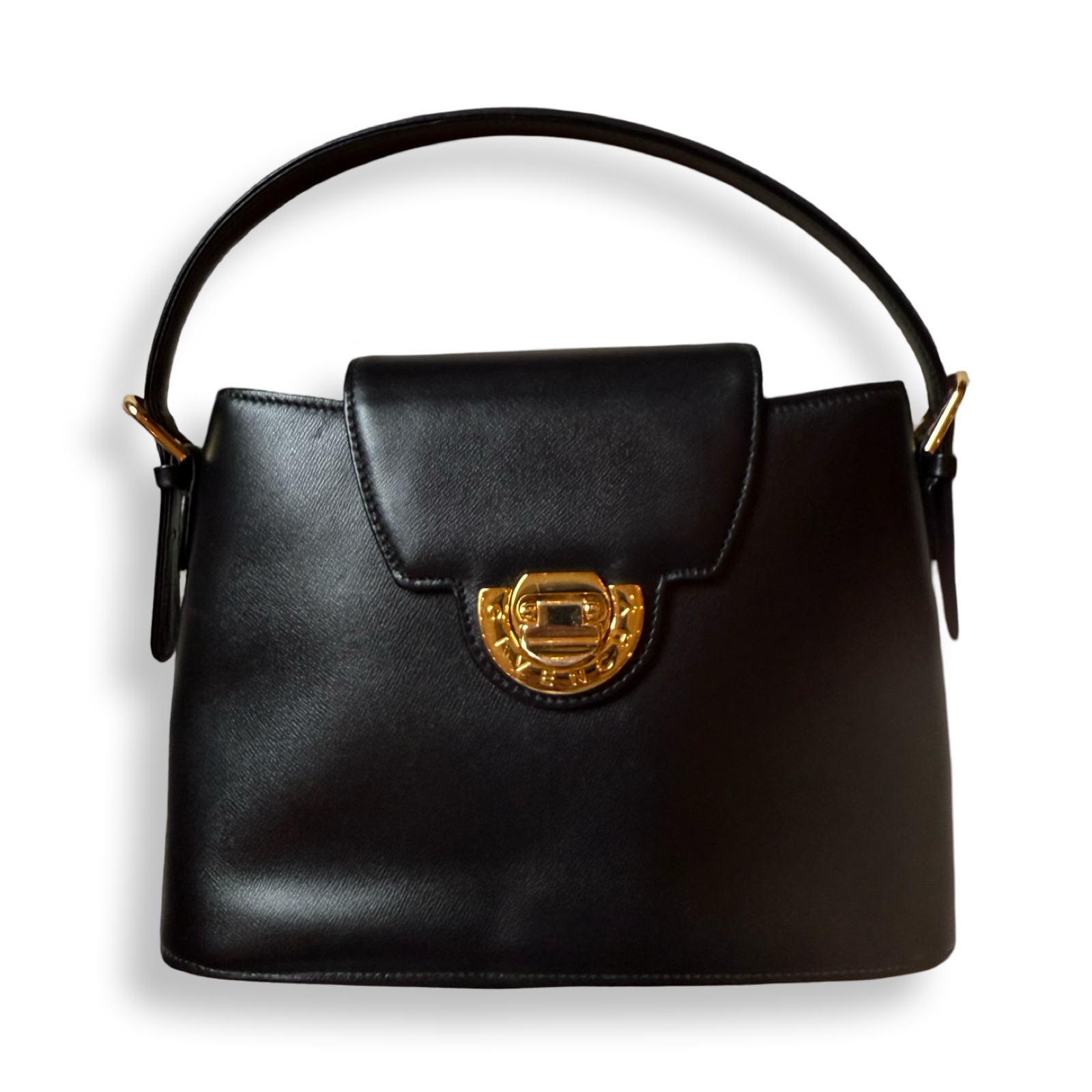 Givenchy vintage authentic black leather hand bag