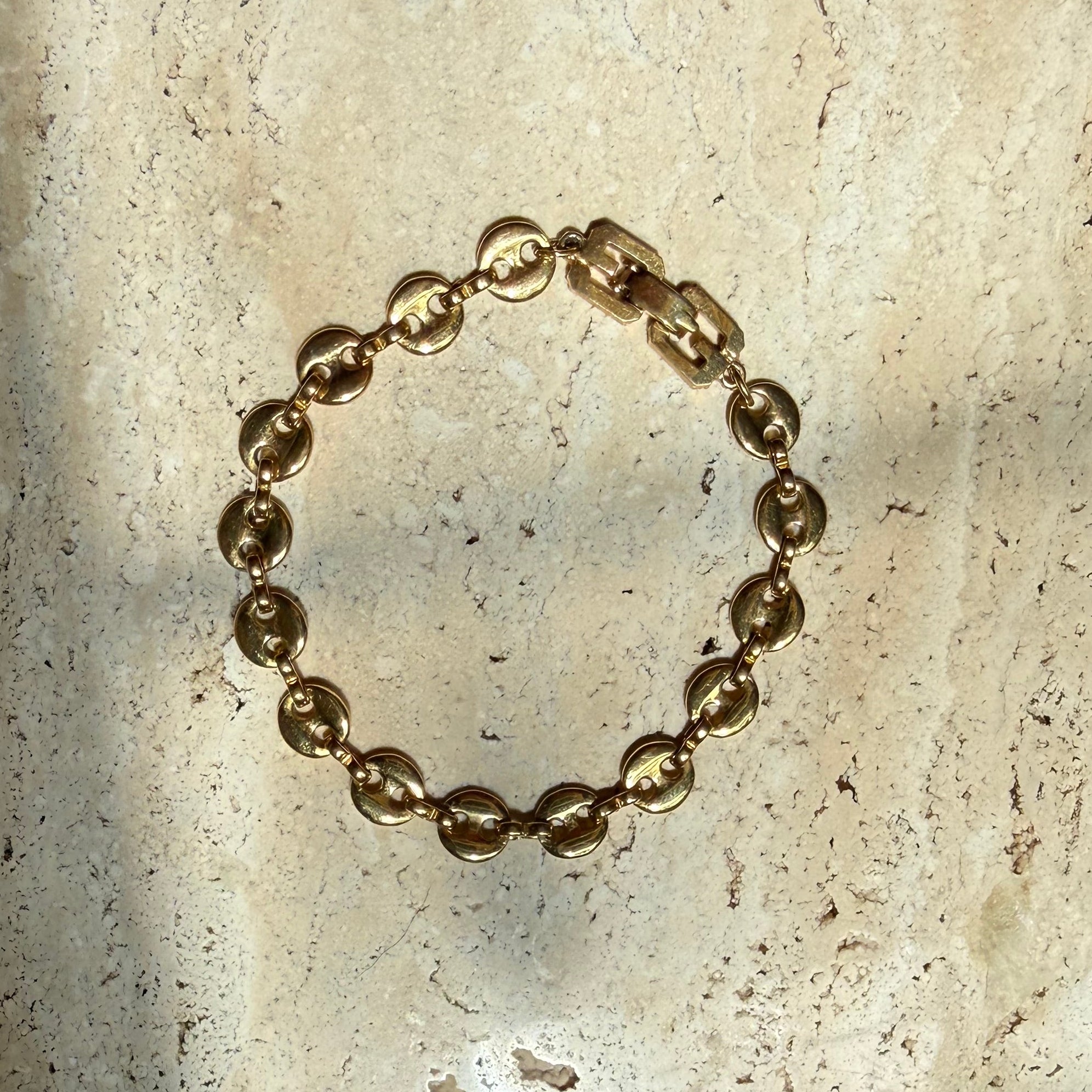 Givenchy Vintage Mariner Chain Bracelet authentic 90s gold