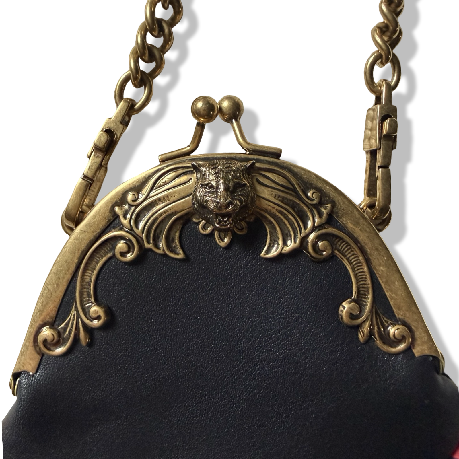 Gucci Aimalier Fringe Frame Bag