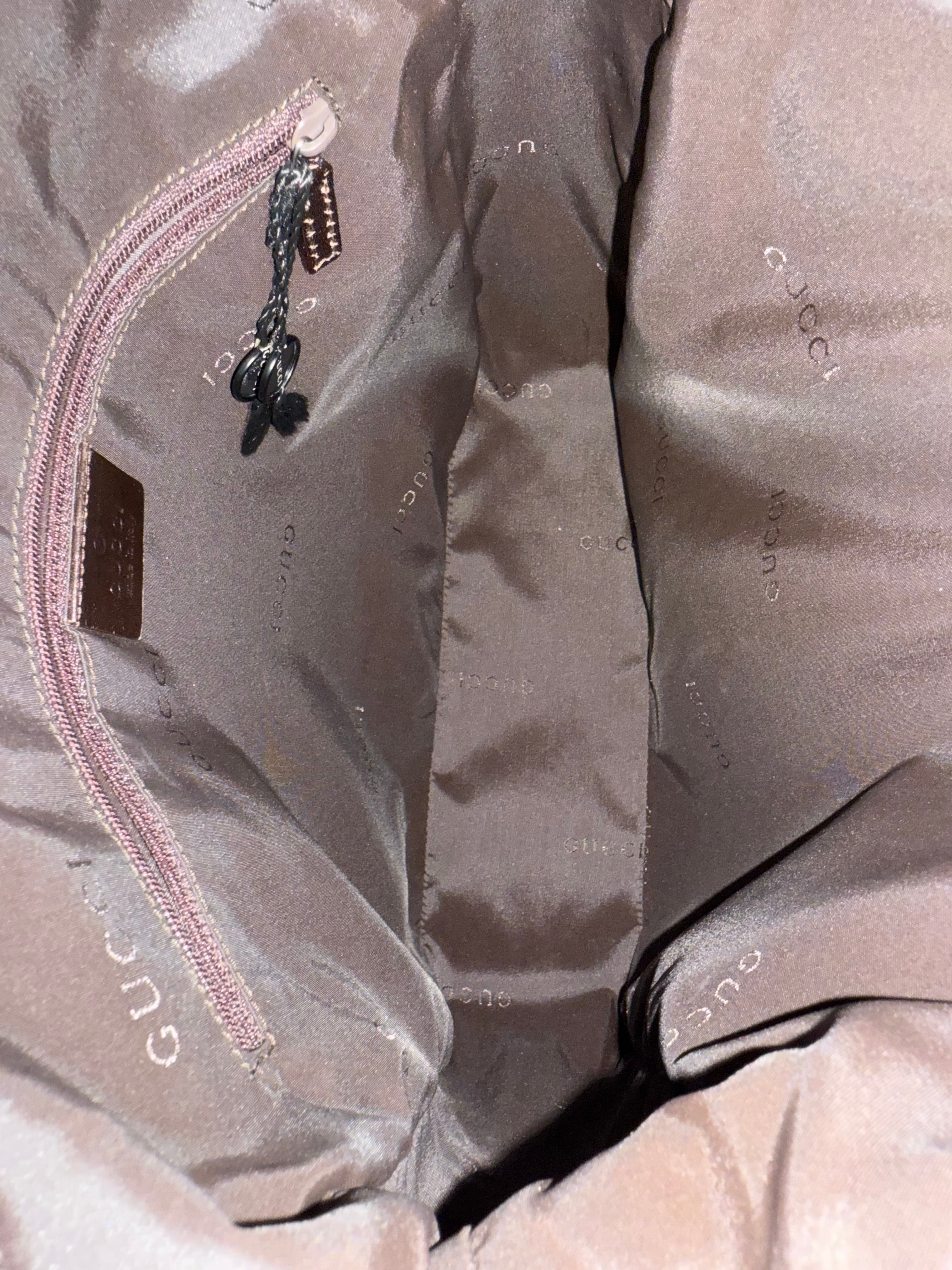 Gucci Vintage Slouchy Shoulder Bag Brown authentic 