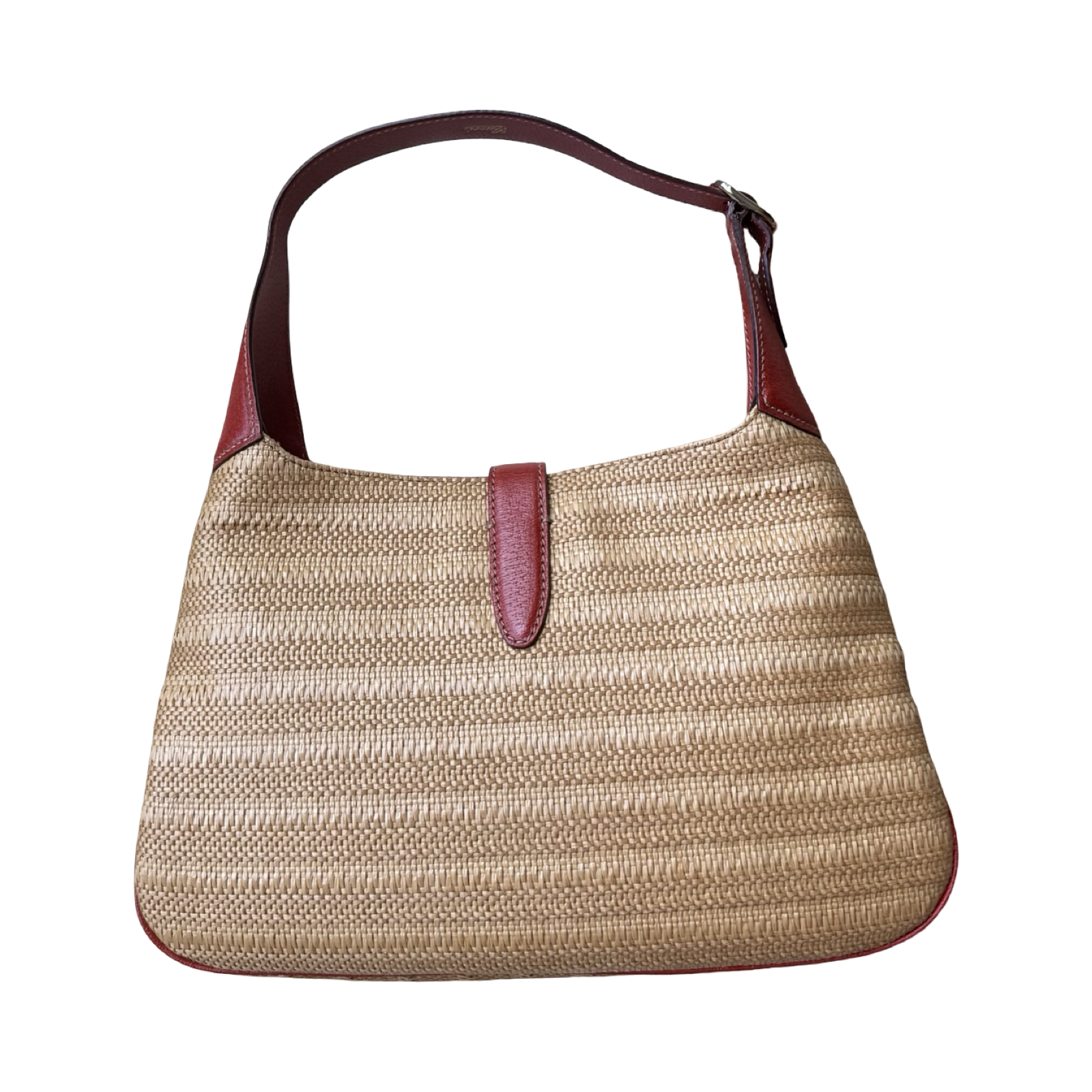 Gucci Limited Edition Jackie Embroidered Raffia Hobo